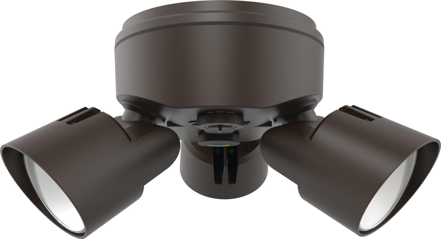 Lithonia Lighting 3 - Head Hardwired Dusk to Dawn Outdoor Security Flood Light