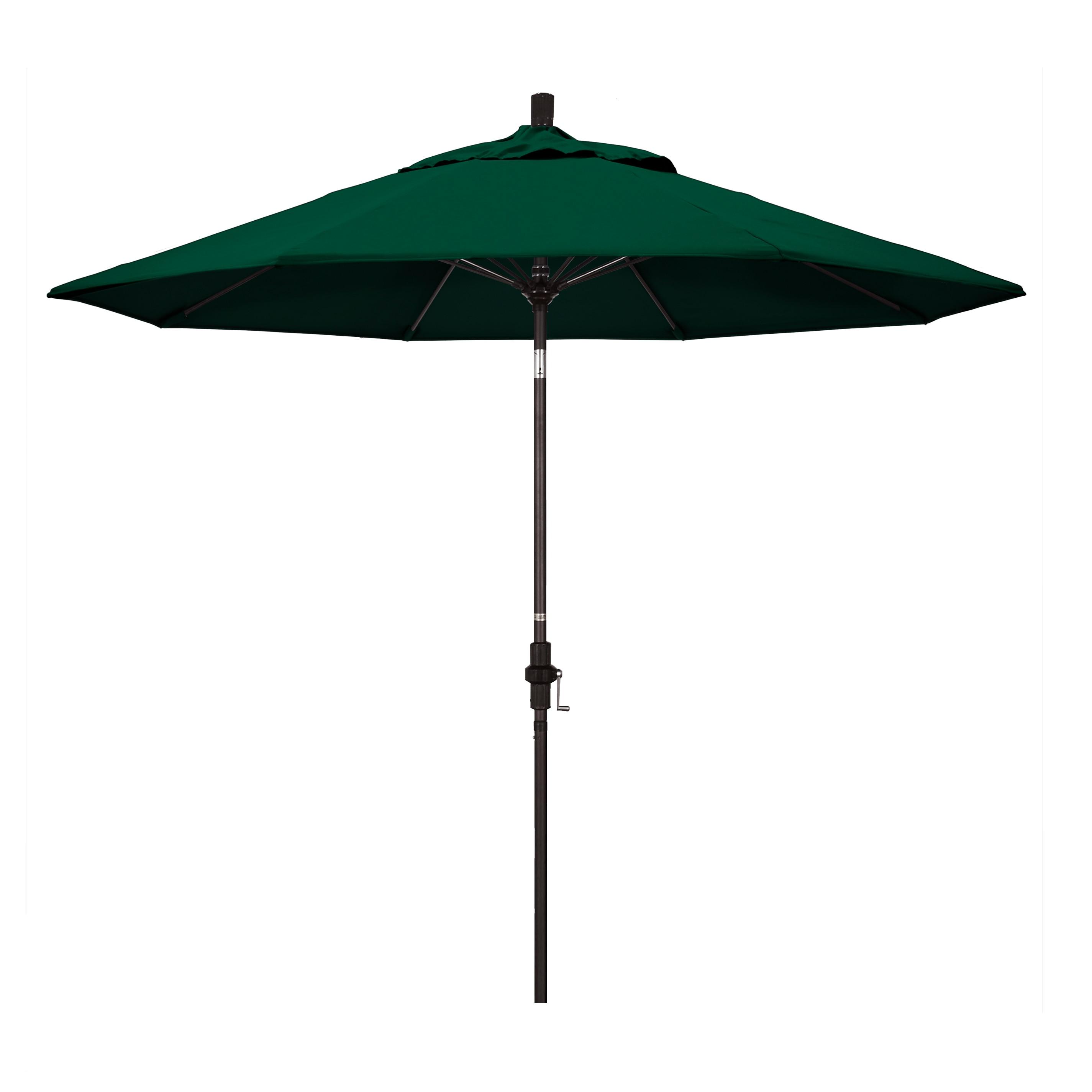 California Umbrella 9' Patio Umbrella in Forest Green