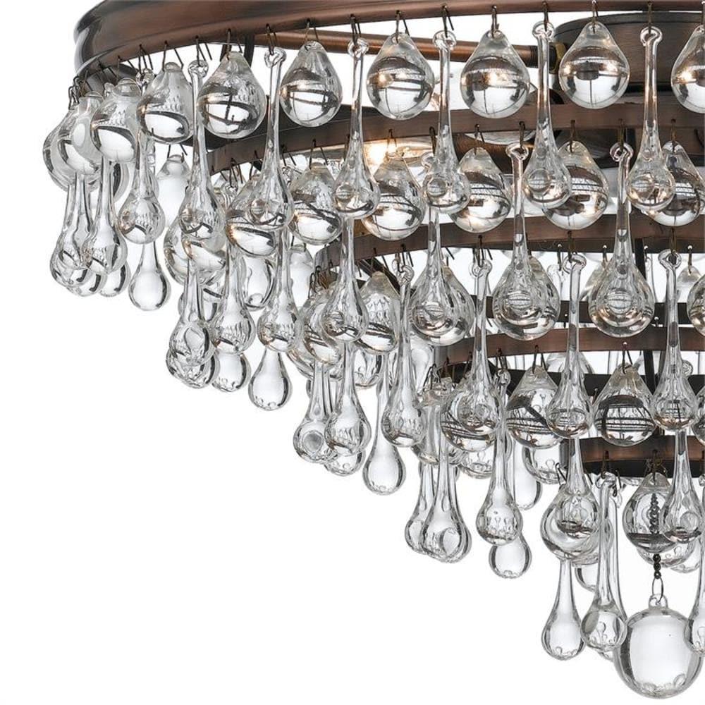 Crystorama Lighting - Six Light Chandelier - Chandelier - Calypso - Six Light