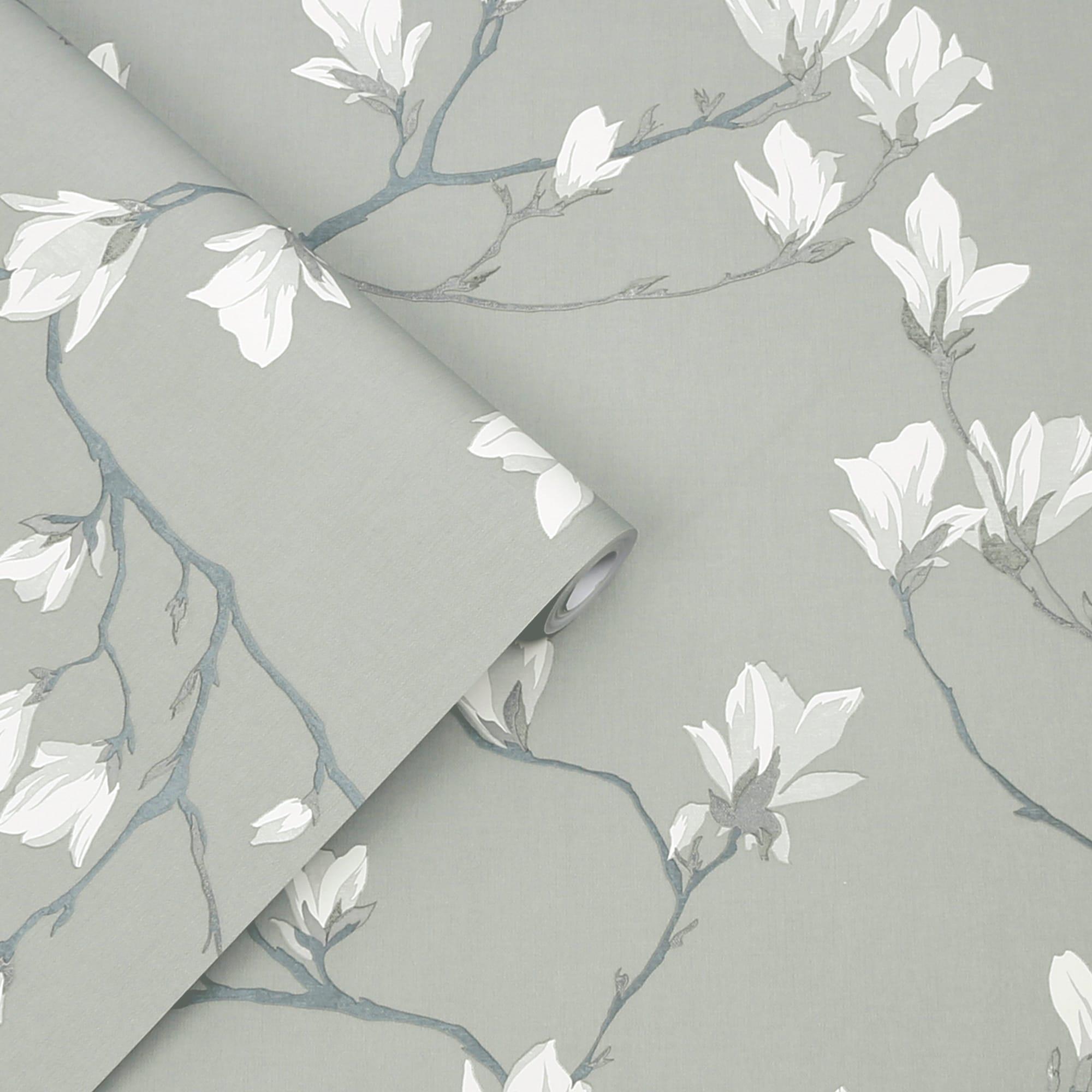 Laura Ashley Magnolia Grove Wallpaper Roll