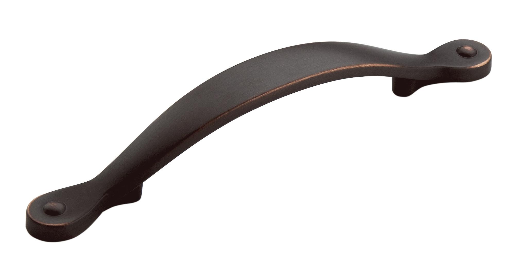 Amerock Inspirations 3-3/4 inch (96mm) Center-to-Center Oil-Rubbed Bronze Cabinet Pull
