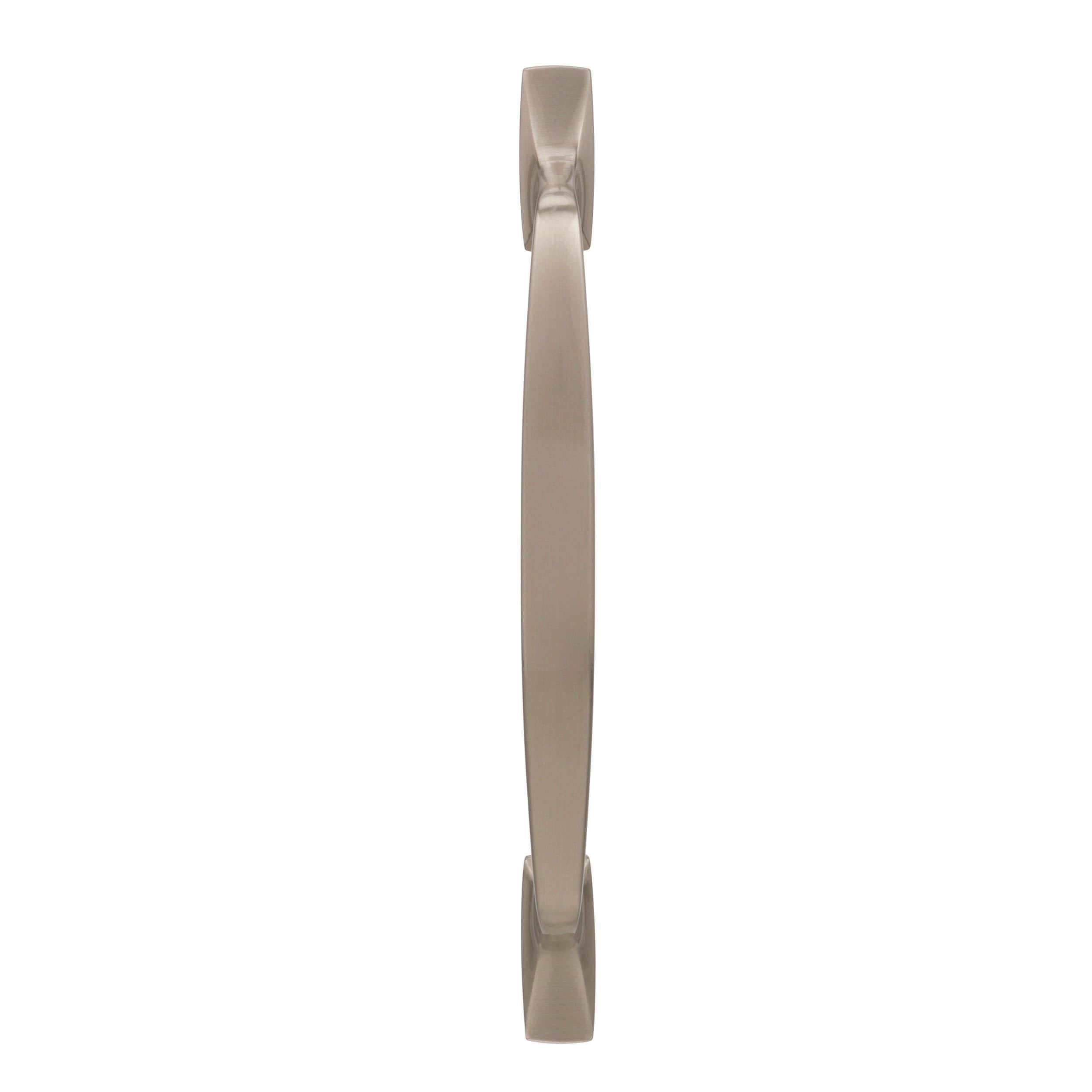 Amerock Highland Ridge 6-5/16 inch (160mm) Center-to-Center Satin Nickel Cabinet Pull