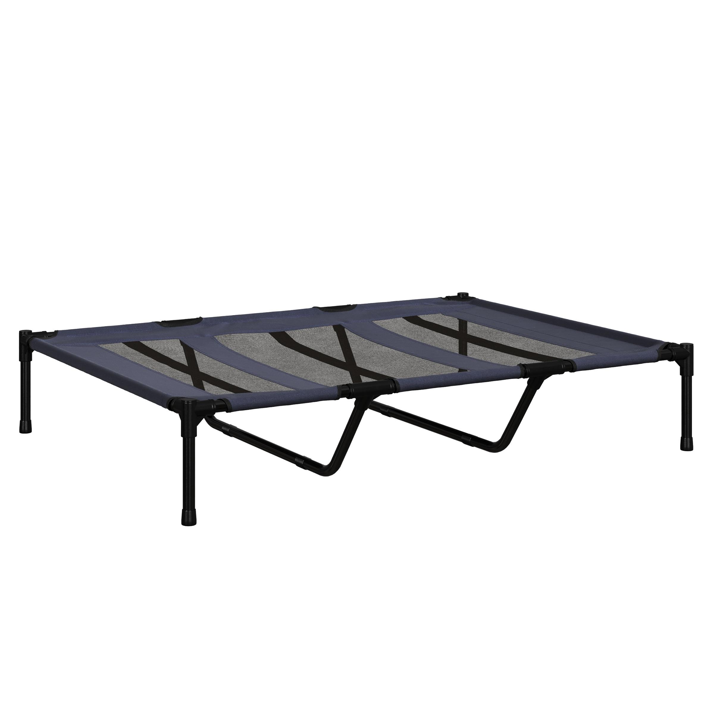 Pet Adobe Portable Raised Pet Bed with Nonslip Feet - Gray