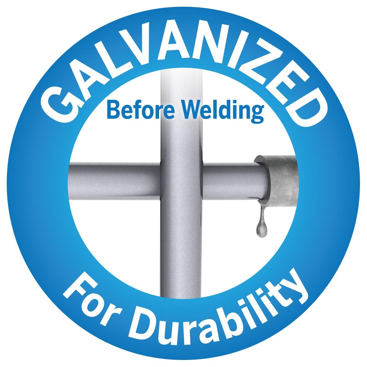 36-Inch Gray Galvanized Steel Rabbit Guard Garden Fence