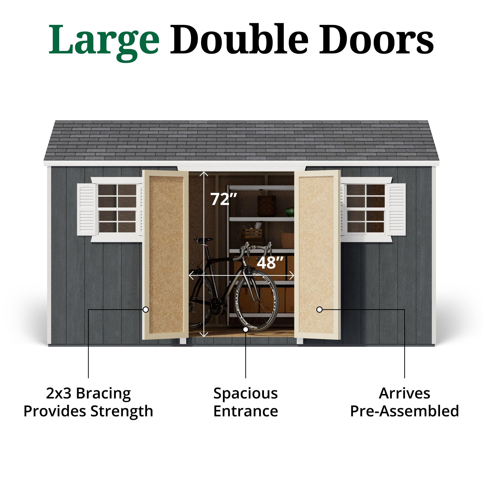 Value Workshop Outdoor Wood Storage Shed