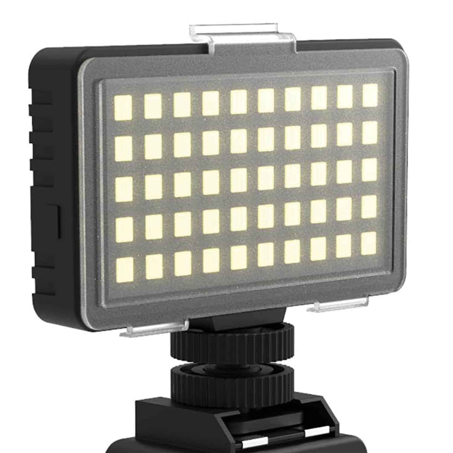 Bower 50 LED Photo/Video Light with Phone Mount Holder; Black