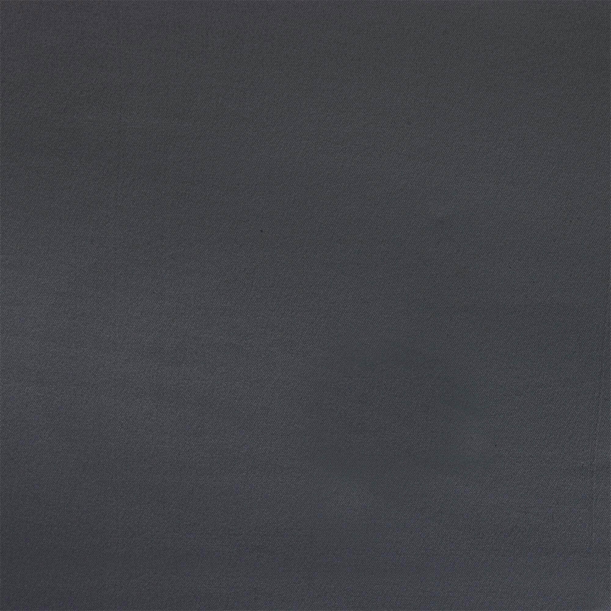 Set of 2 63"x30" Sateen Twill Woven Blackout Pinch Pleat Window Curtain Panel Dark Gray - Exclusive Home