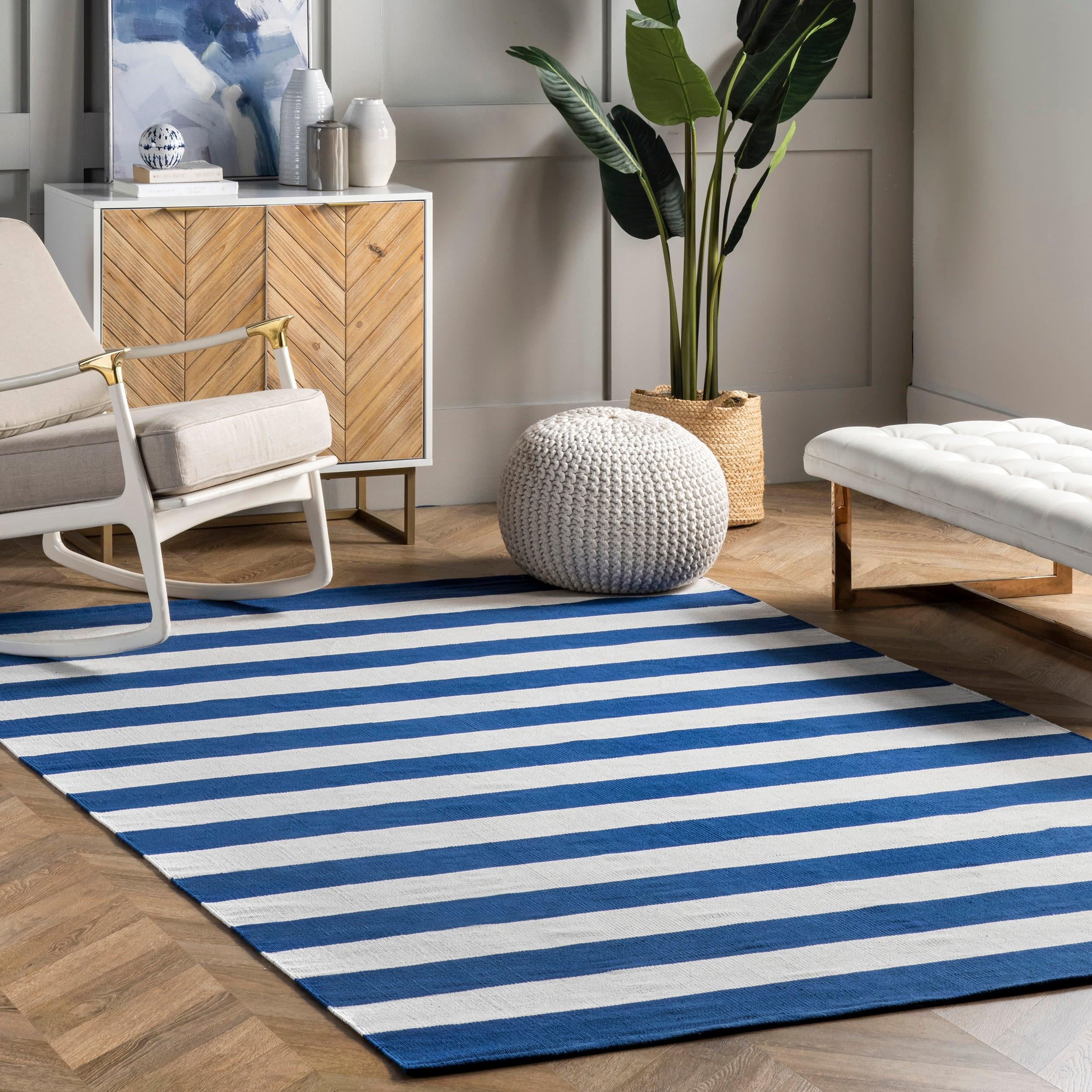 Nuloom Gracen Cotton Stripe Indoor Area Rug, 3' x 5'