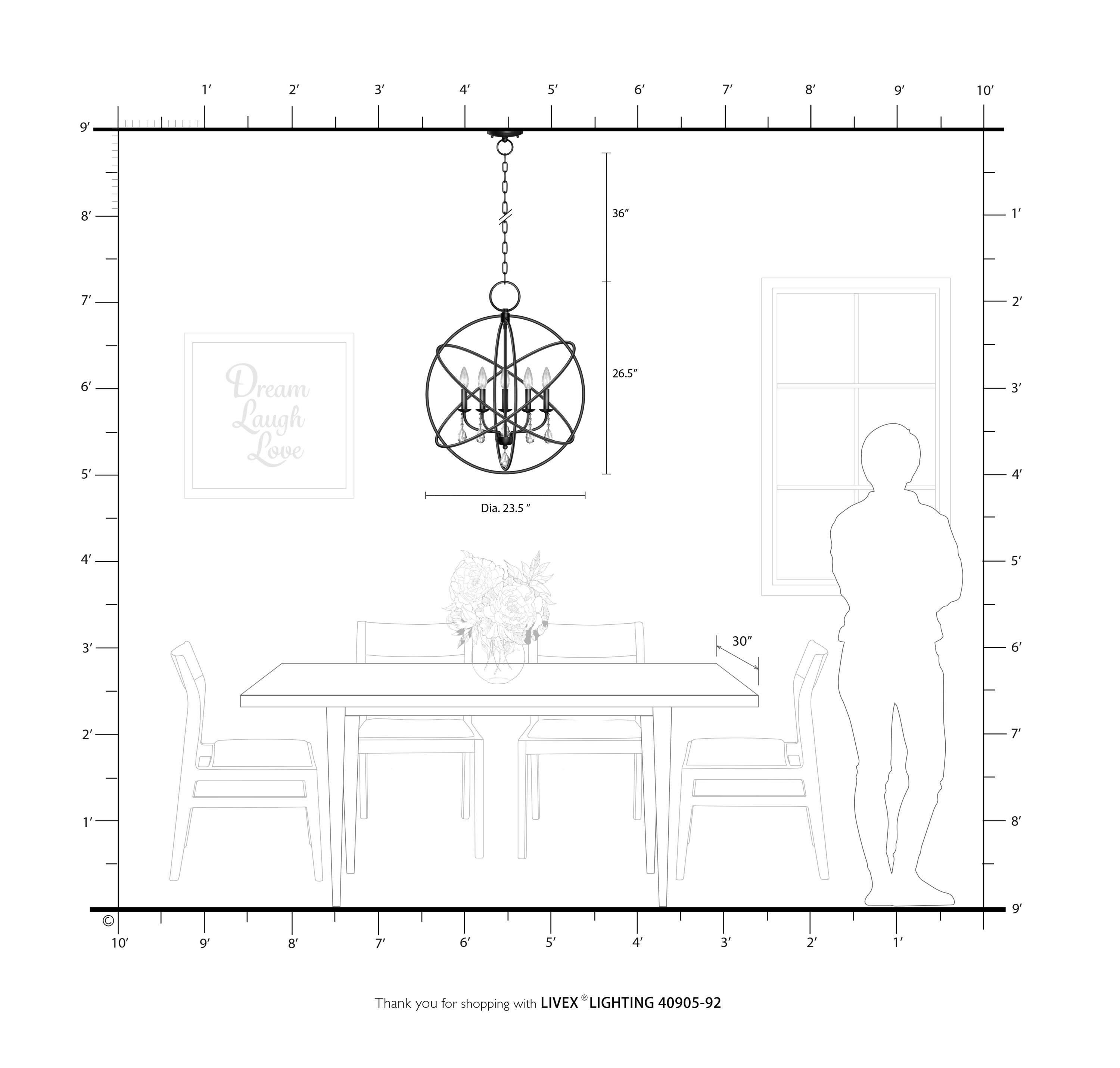 Aria 5 - Light Sphere Pendant
