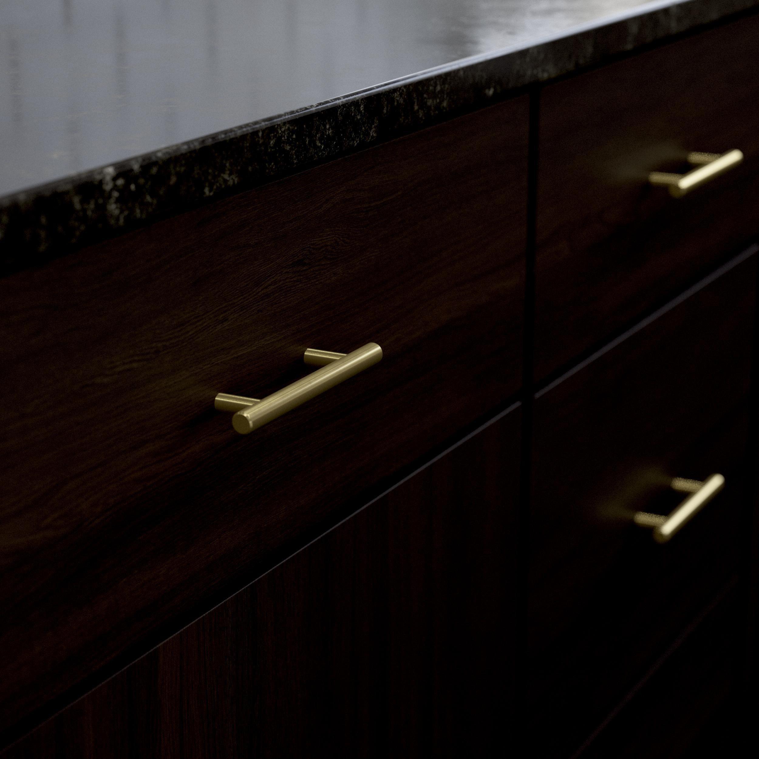 Franklin Brass Simple Round Bar Cabinet Drawer Pull (Set of 30)