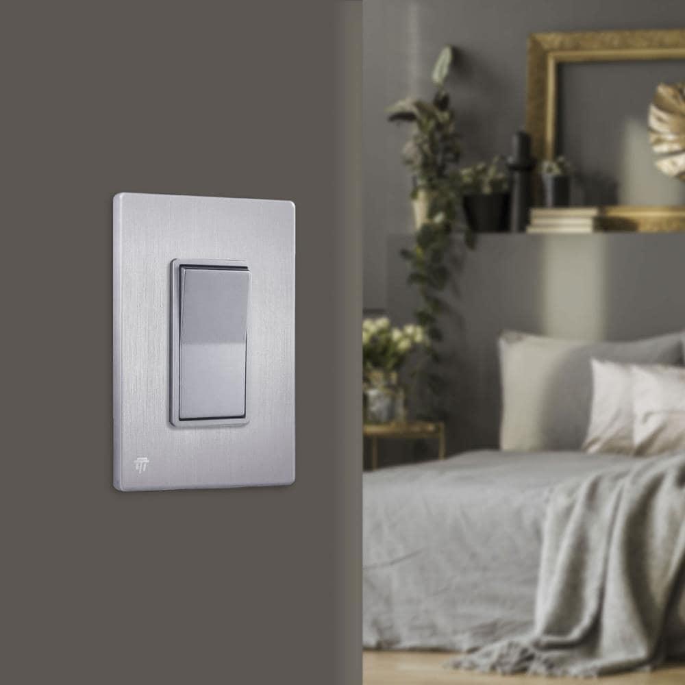 Enerlites No Subject 1 - Gang Rocker Standard Wall Plate
