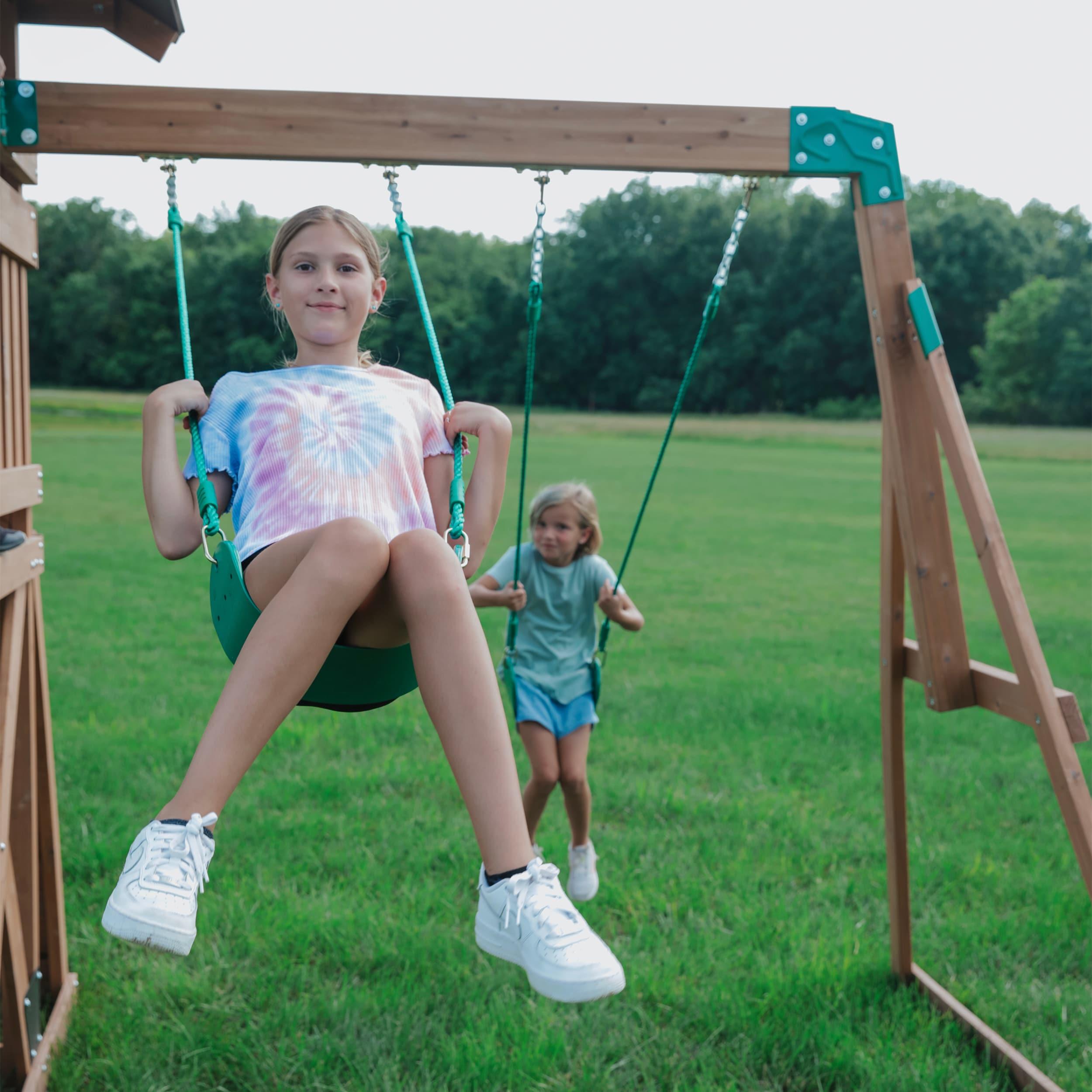 Backyard Discovery Lightning Ridge Swing Set