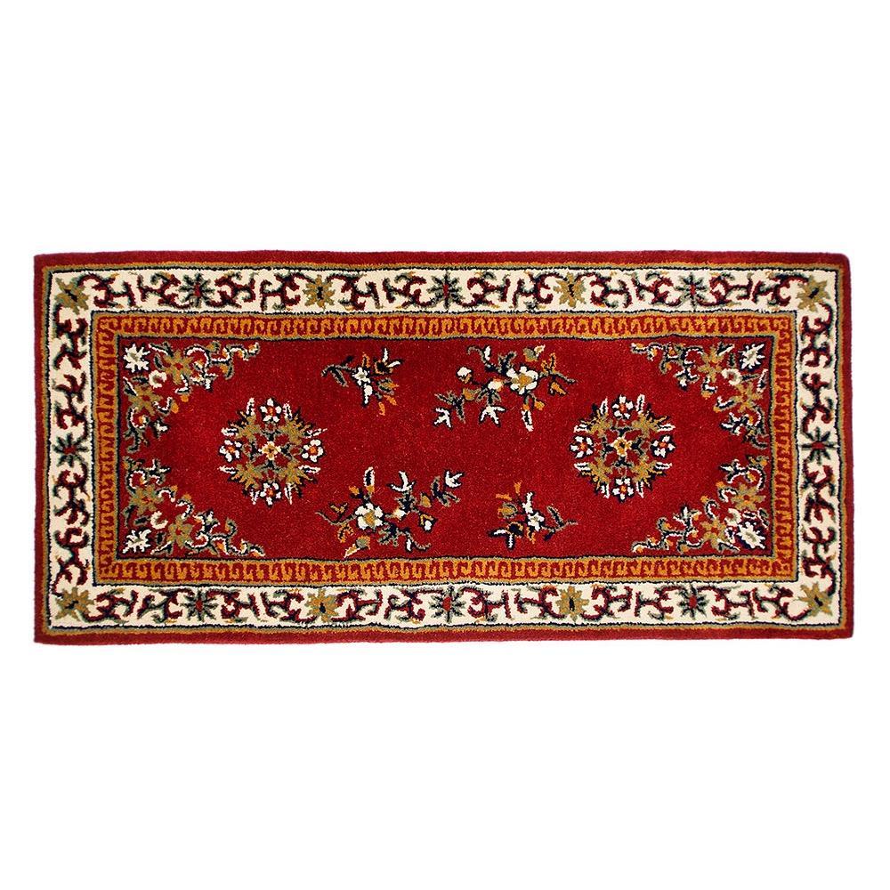 World Menagerie Geloff Hand Tufted Wool Oriental Rug