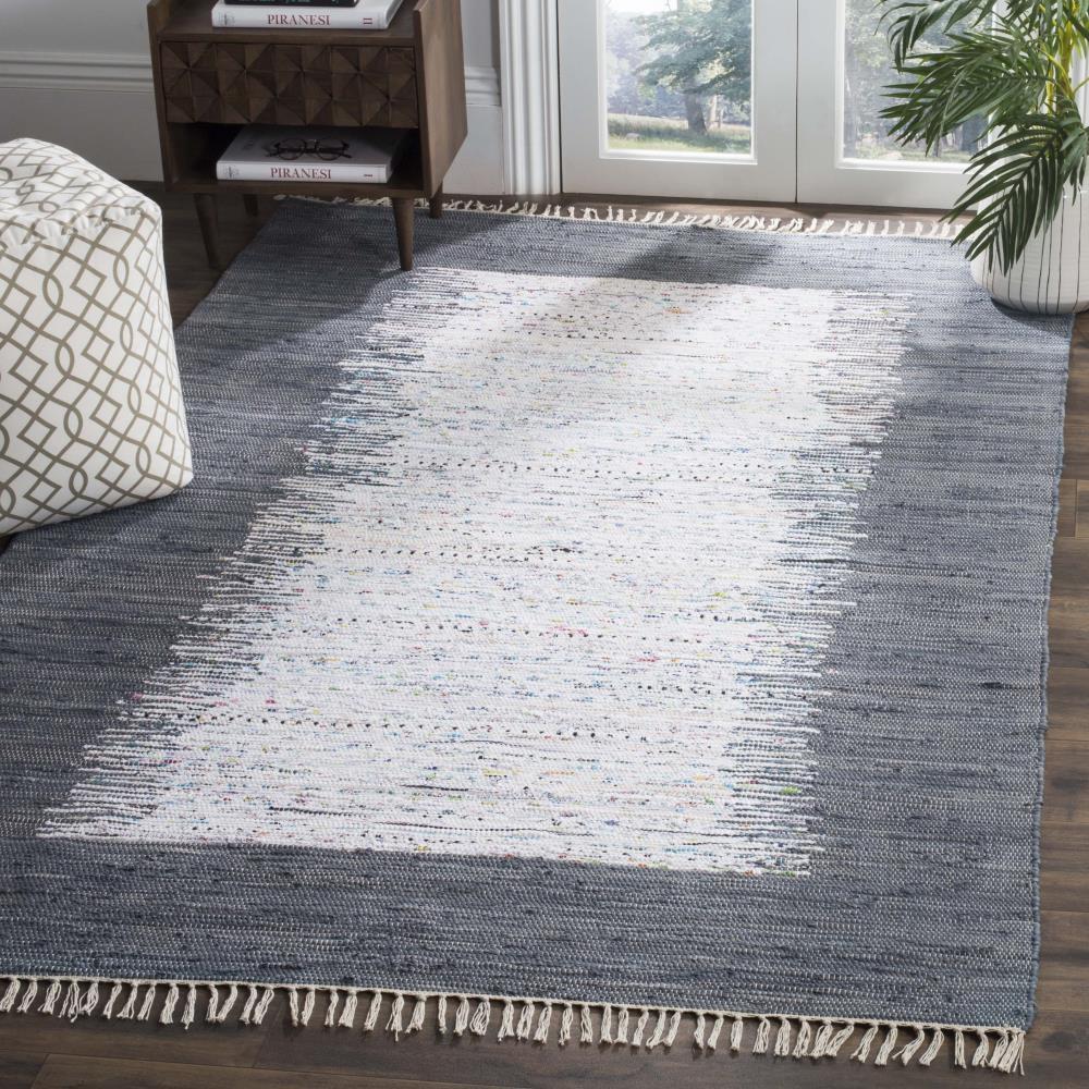 Montauk MTK711 Hand Woven Indoor Area Rug - Ivory/Grey - 5'x8' - Safavieh.