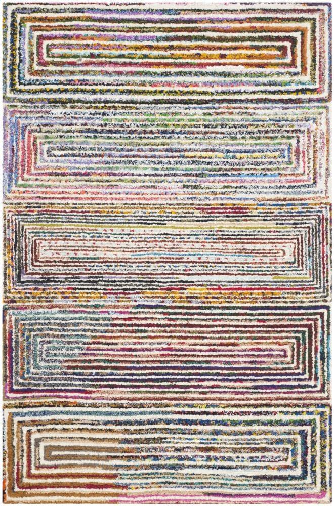 Nantucket NAN604 Hand Tufted Area Rug - Ivory - 5'x8' - Safavieh.