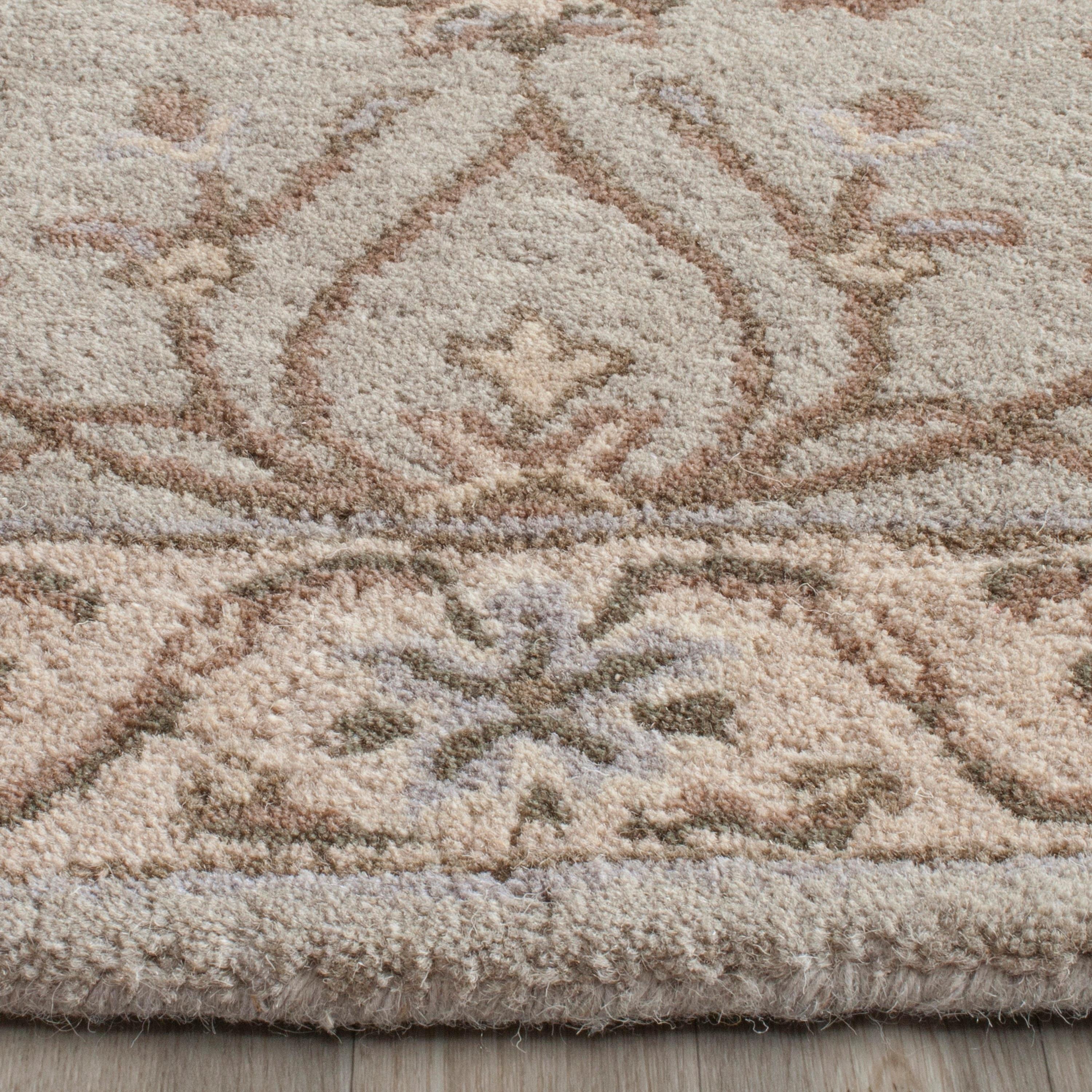 Heritage HG862 Hand Tufted Runner Rug - Beige/Grey - 2'3"x8' - Safavieh.
