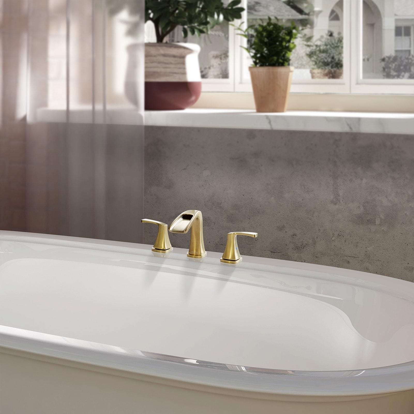 Doris 2-Handle Widespread Roman Tub Faucet