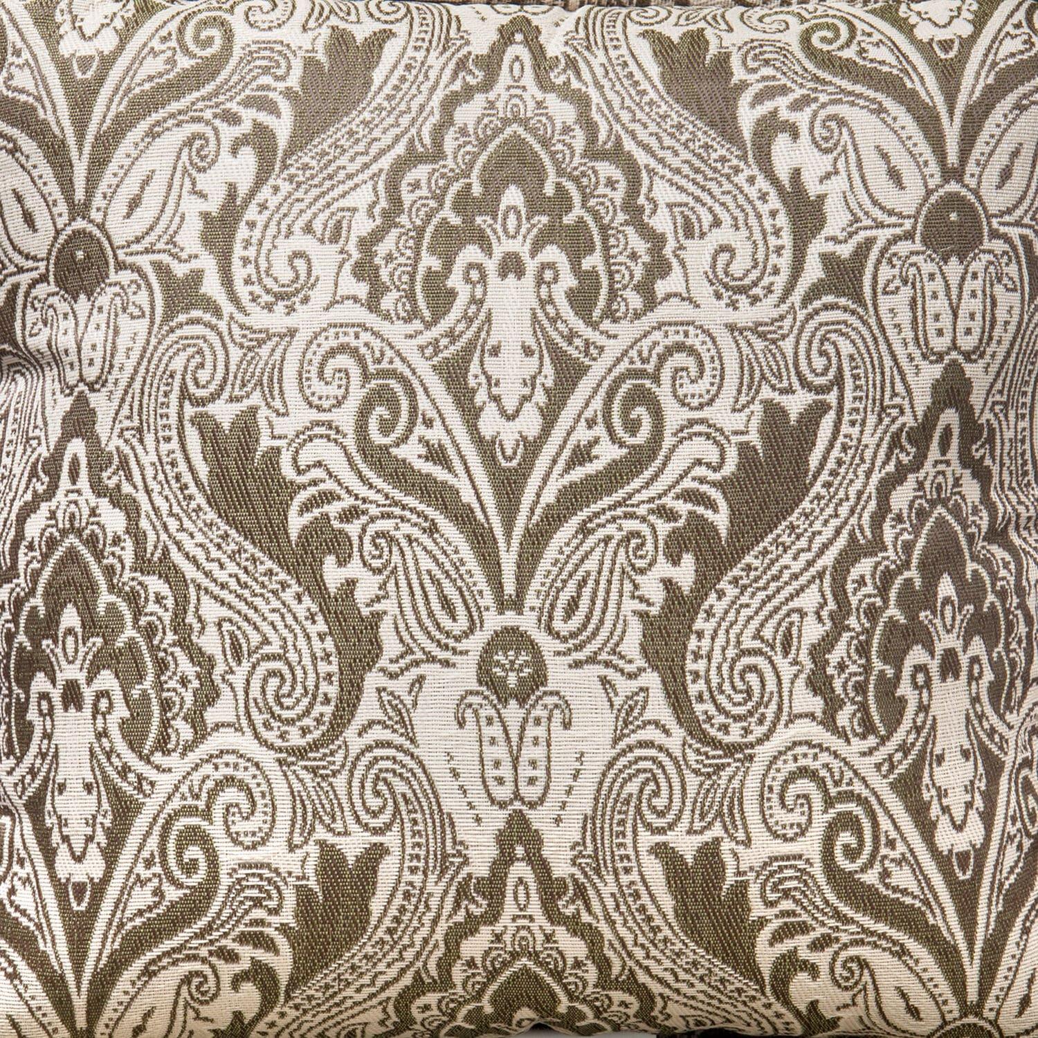 Hanover Medallion Indoor/Outdoor Throw Pillow, Decorative, Set of 2, Meadow Green - HANTPMED-MDW-2