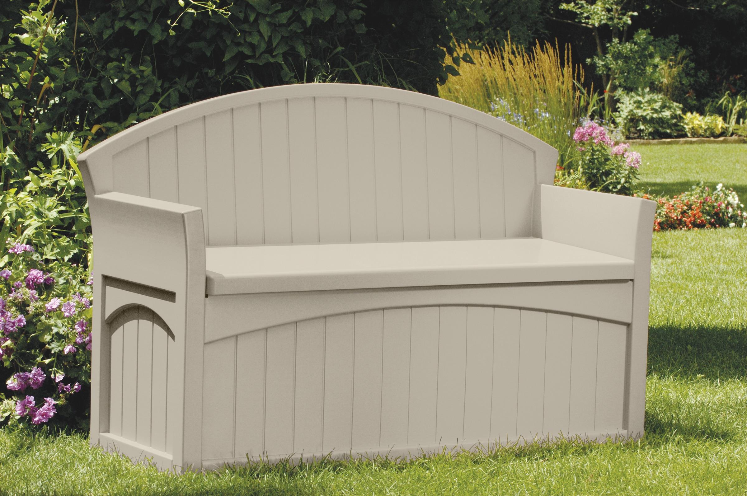 Suncast Suncast 50 Gallon Patio Storage Bench - Light Taupe