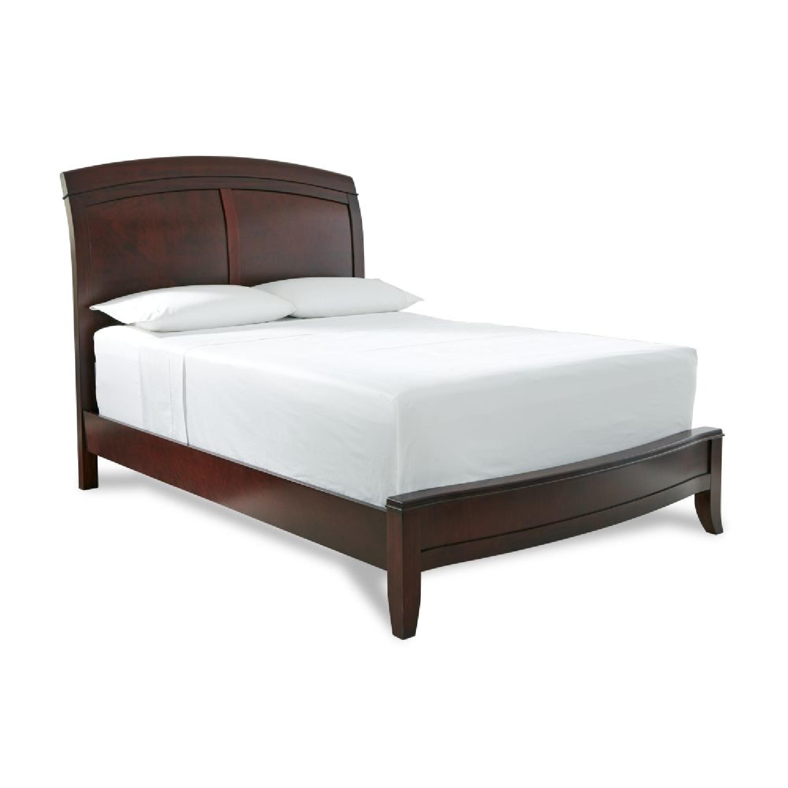 Modus Furniture Cama Trineo de Madera Brighton en Color Canela