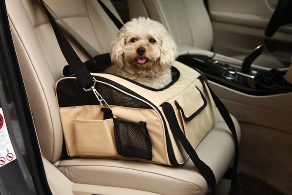Pet Life Pet Life Ultra-Lock' Collapsible Safety Travel Wire Folding Pet Car Seat Carrier