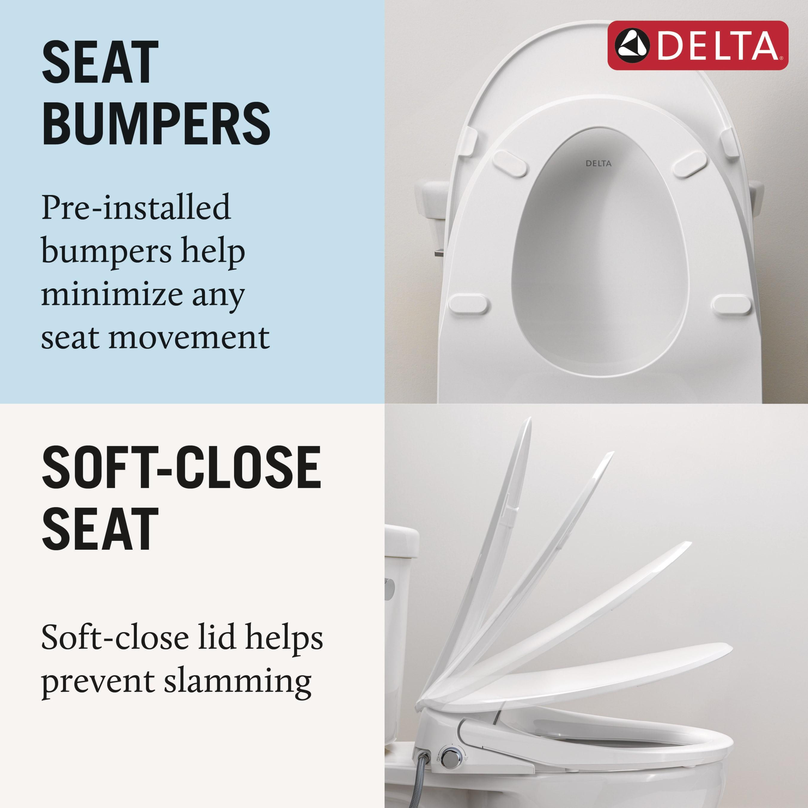 Refresh Elongated Electric Bidet Toilet Seat
