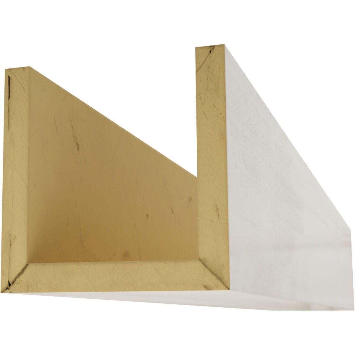 Ekena Millwork Timberthane Rustic Smooth Faux Wood 3-Sided Beam (U-beam)