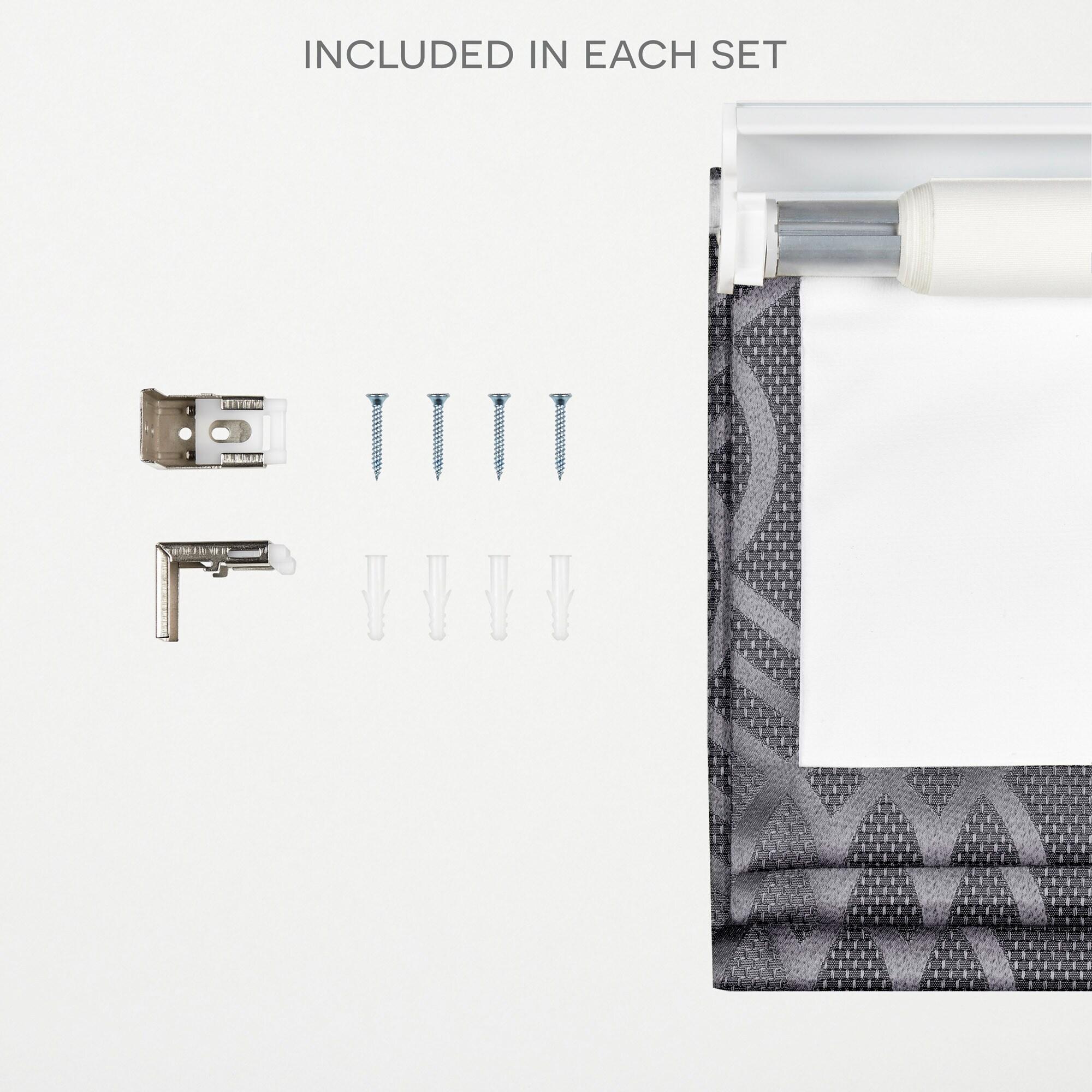 Amalgamated Textiles Exclusive Home Prague Trellis 100% Blackout Roman Shade