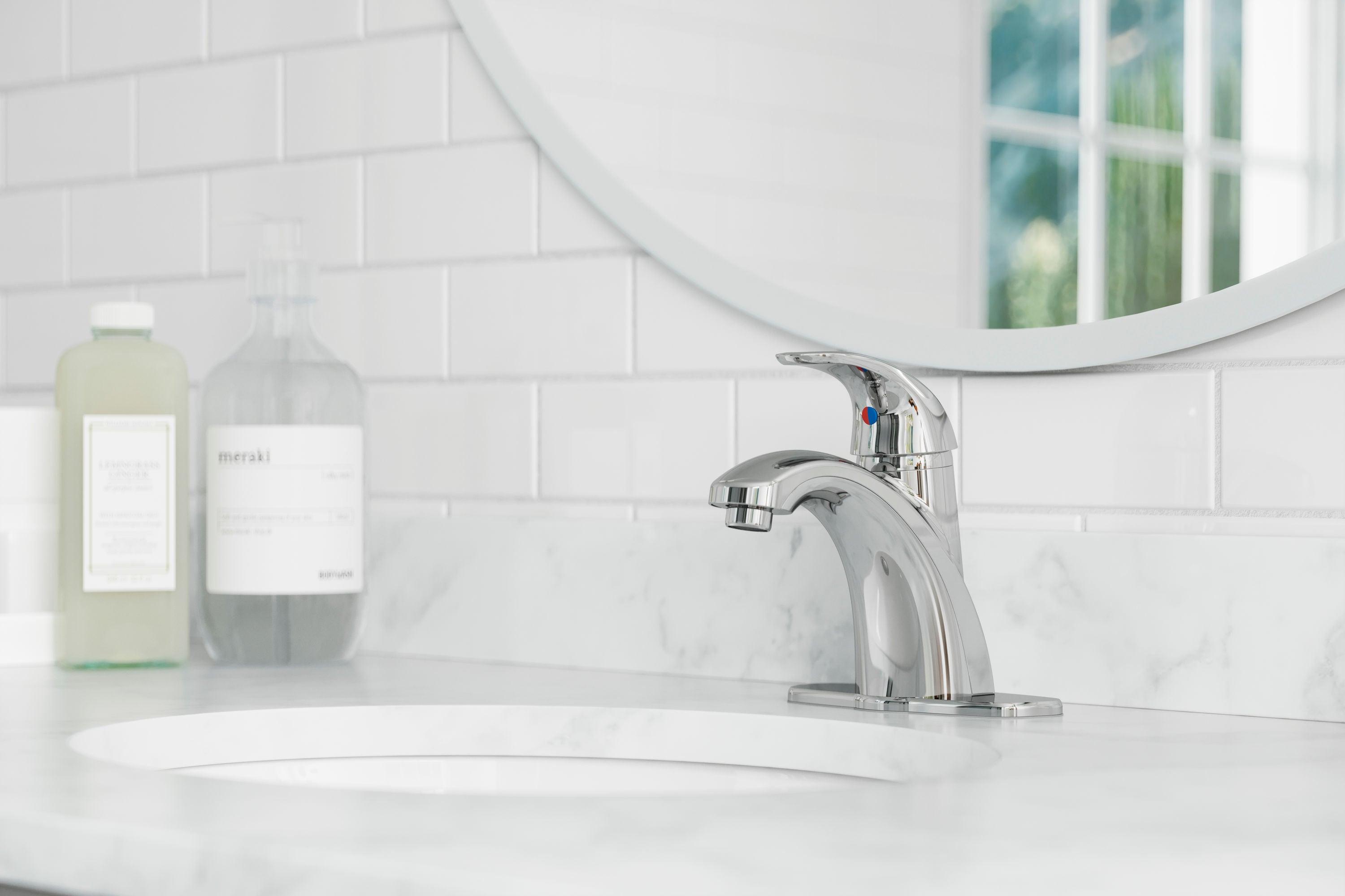 Pfister LF-042-PRCC Parisa Single Hole Bathroom Faucet with Drain Assembly