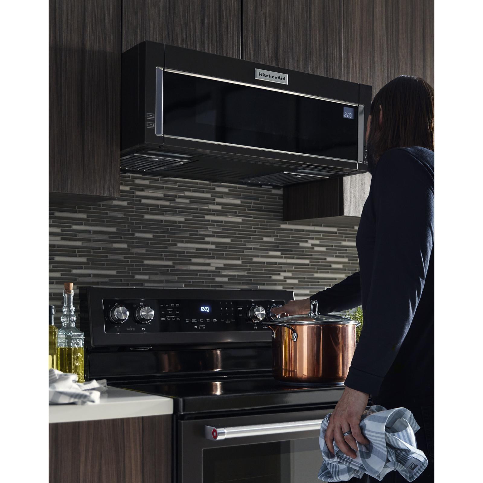 KitchenAid 30" Black Stainless Electric Convection Range with Sabbath Mode