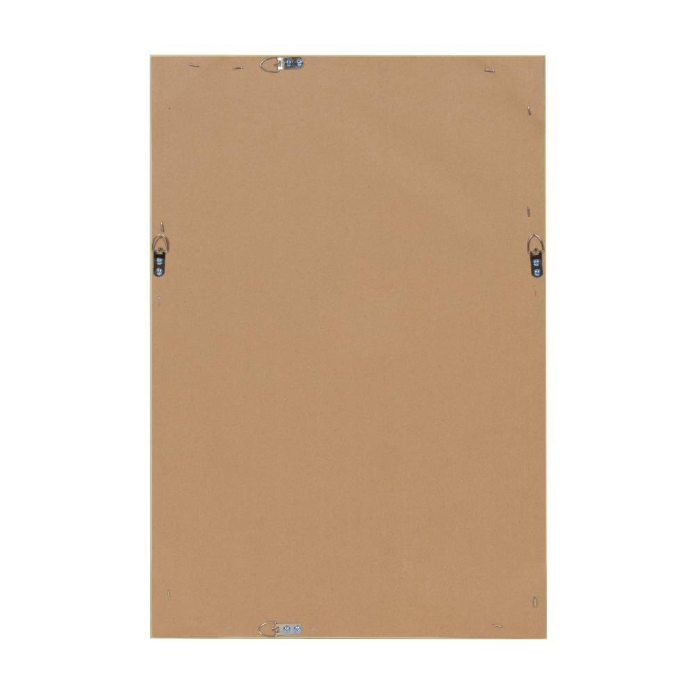 25.5" x 16.5" Calter Framed Magnetic Dry Erase Board Gold - Kate and Laurel: Wall Mounted, Includes Magnets & Marker