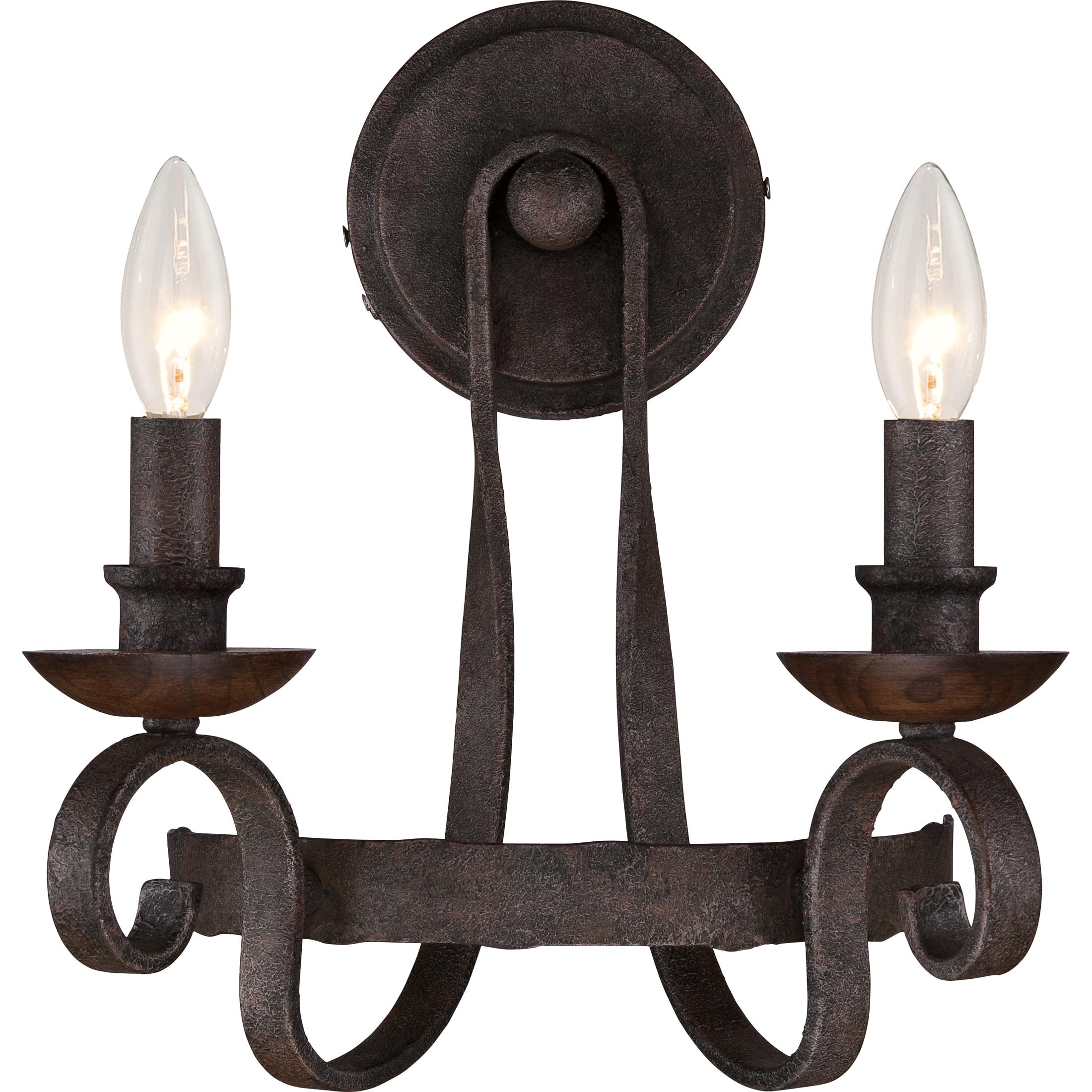 Quoizel Lighting Noble 2 - Light Sconce in  Rustic Black