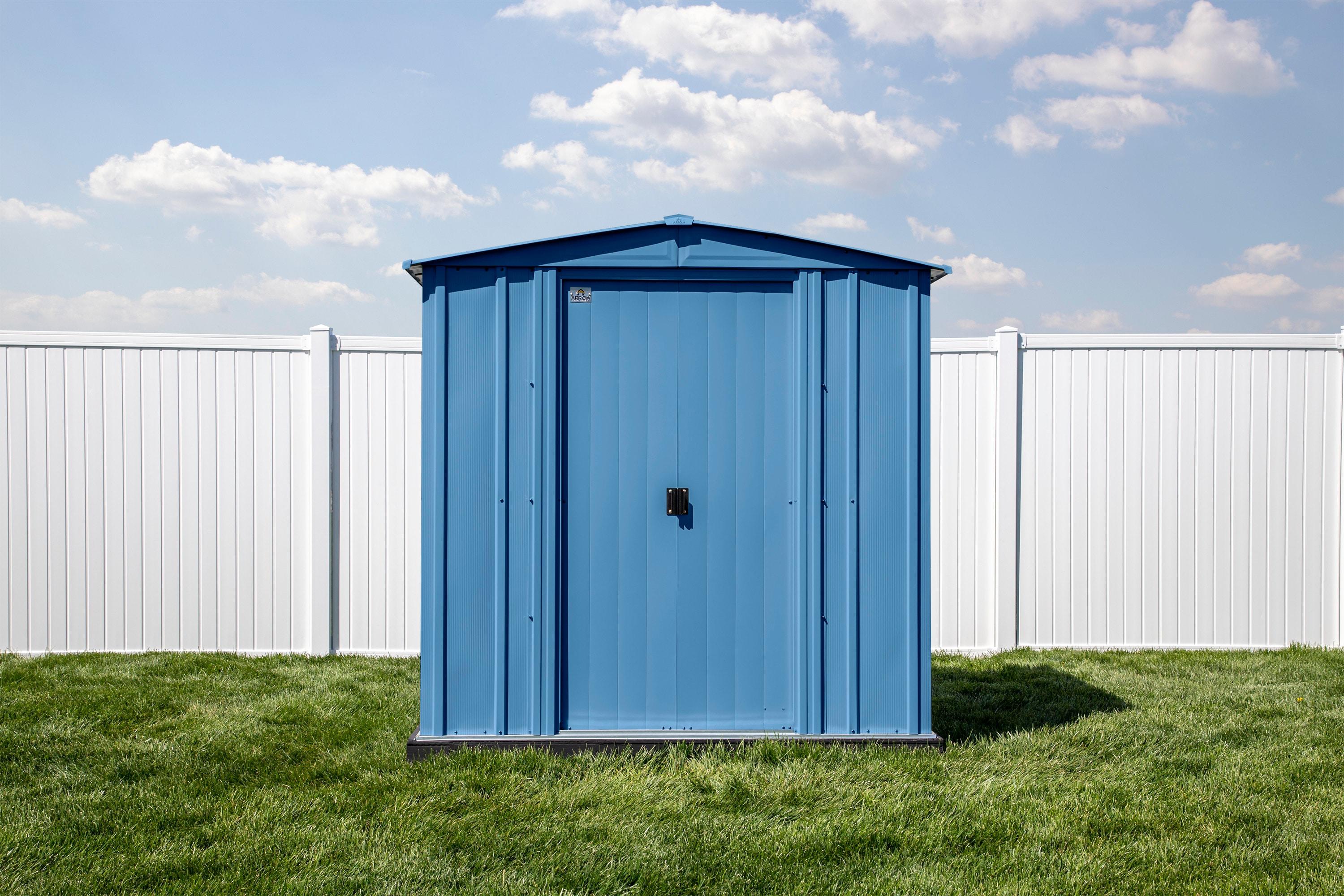 Arrow 6 ft. W x 7 ft. D Steel Vertical Storage Shed