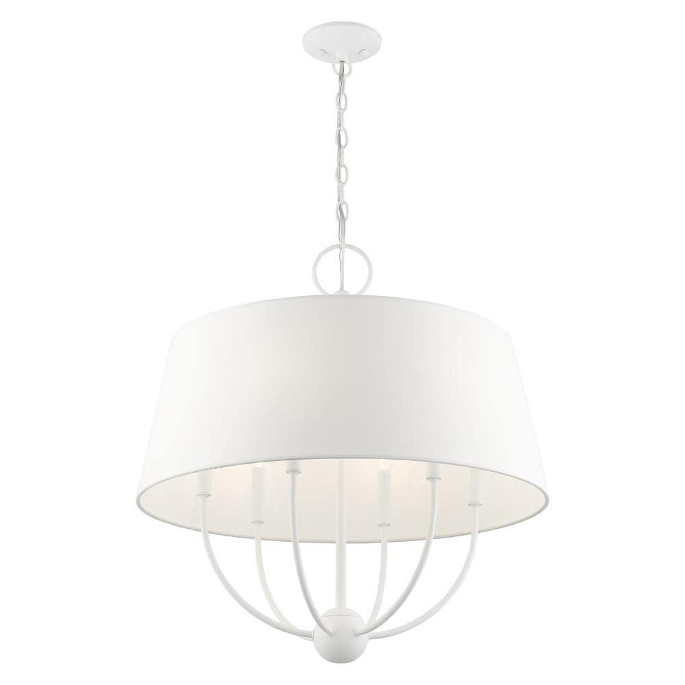 Livex Lighting Ridgecrest 6 - Light Pendant in  White