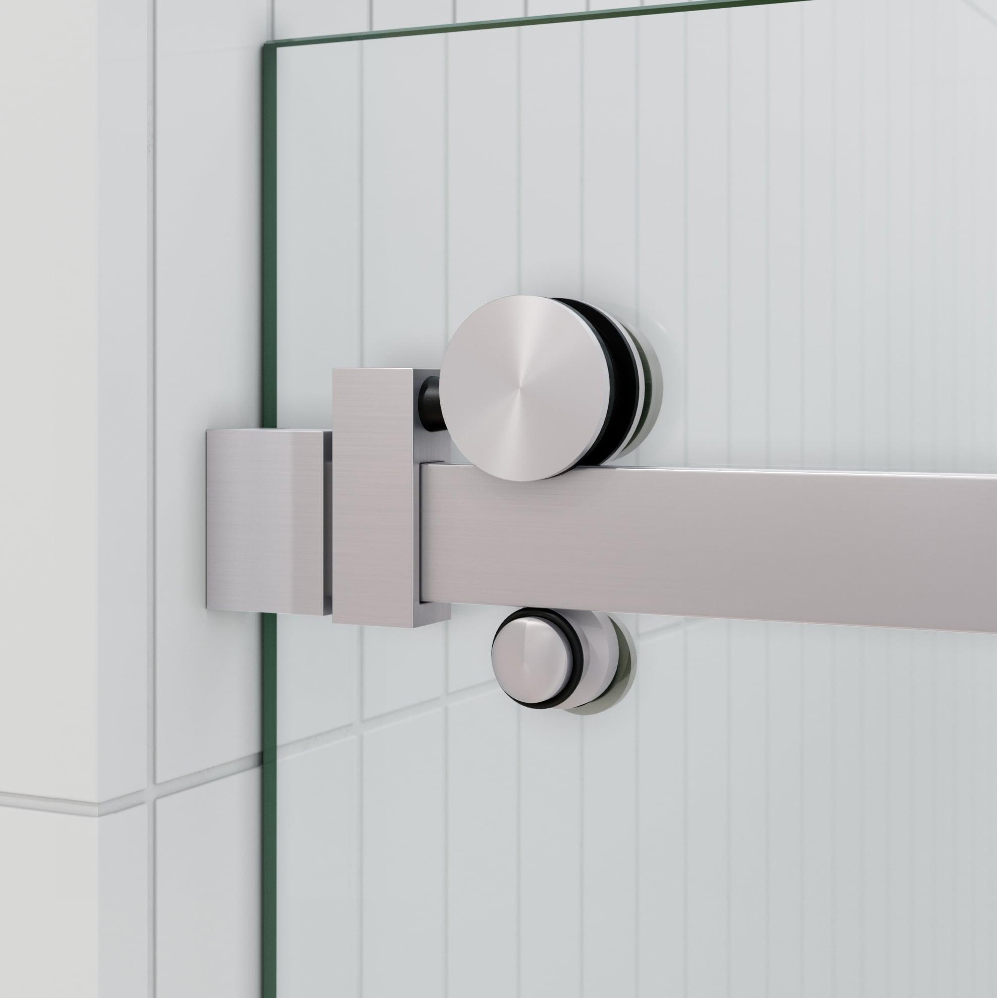 Astro 56 in. - 60 in. x 60 in. Frameless Sliding Bathtub Door