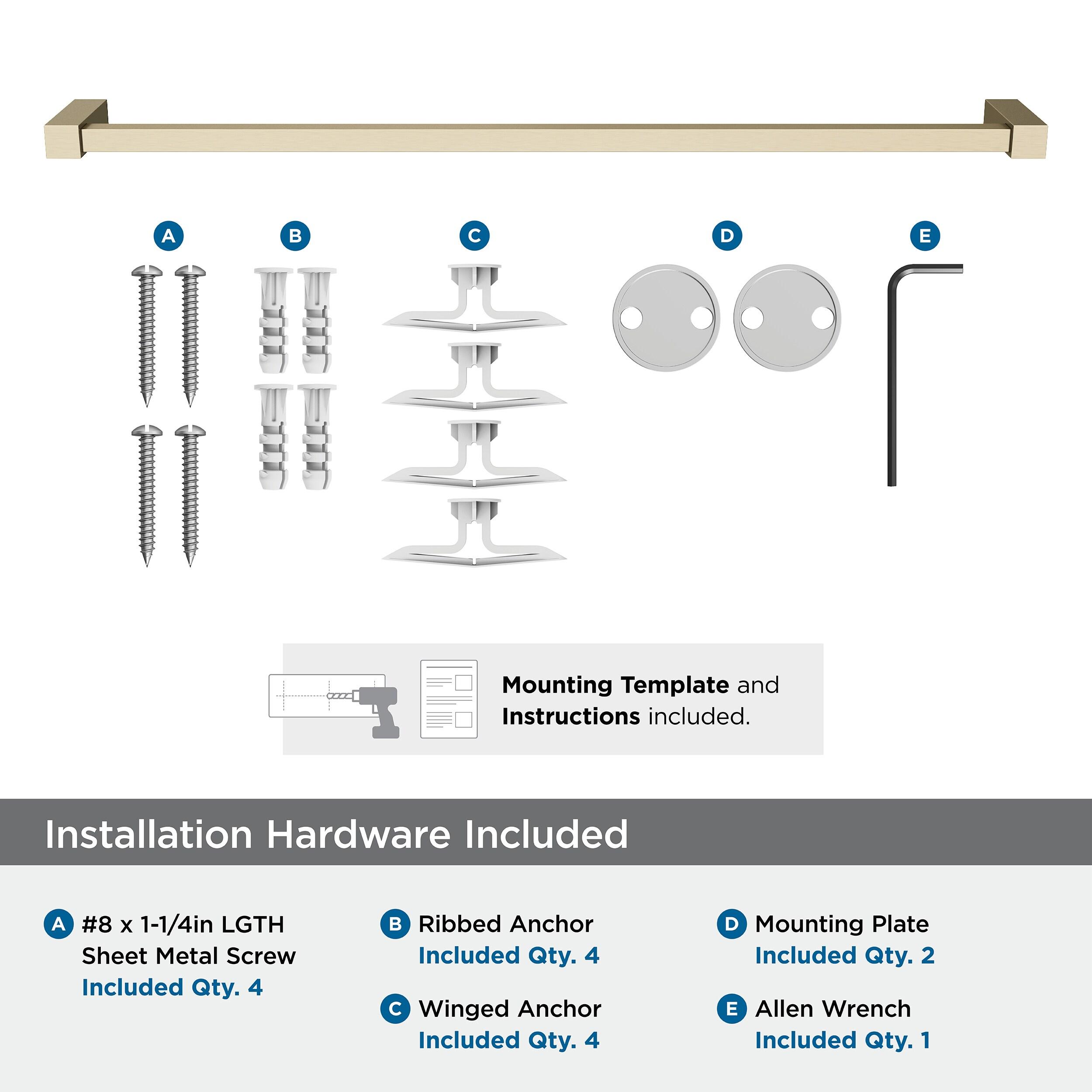 Monument 24" Wall Mounted Towel Bar