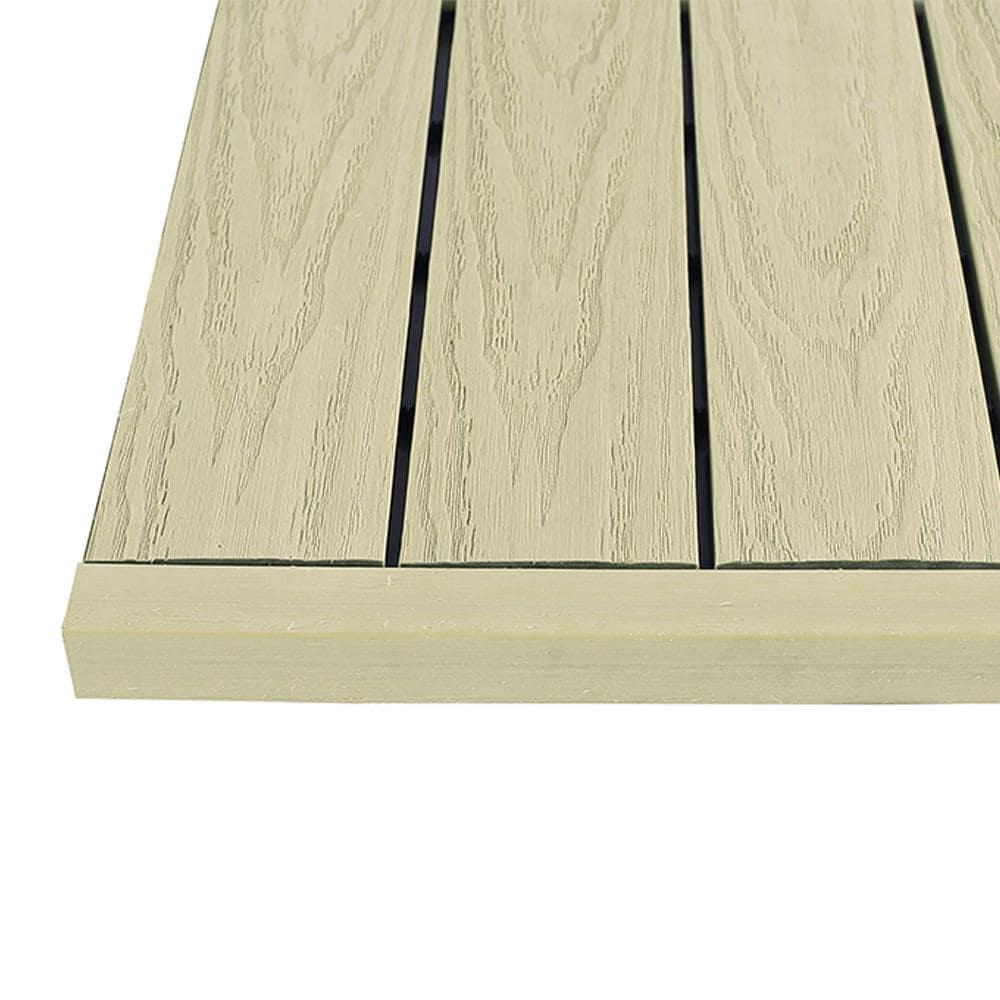 12" x 1" Composite Interlocking Deck Side Trim
