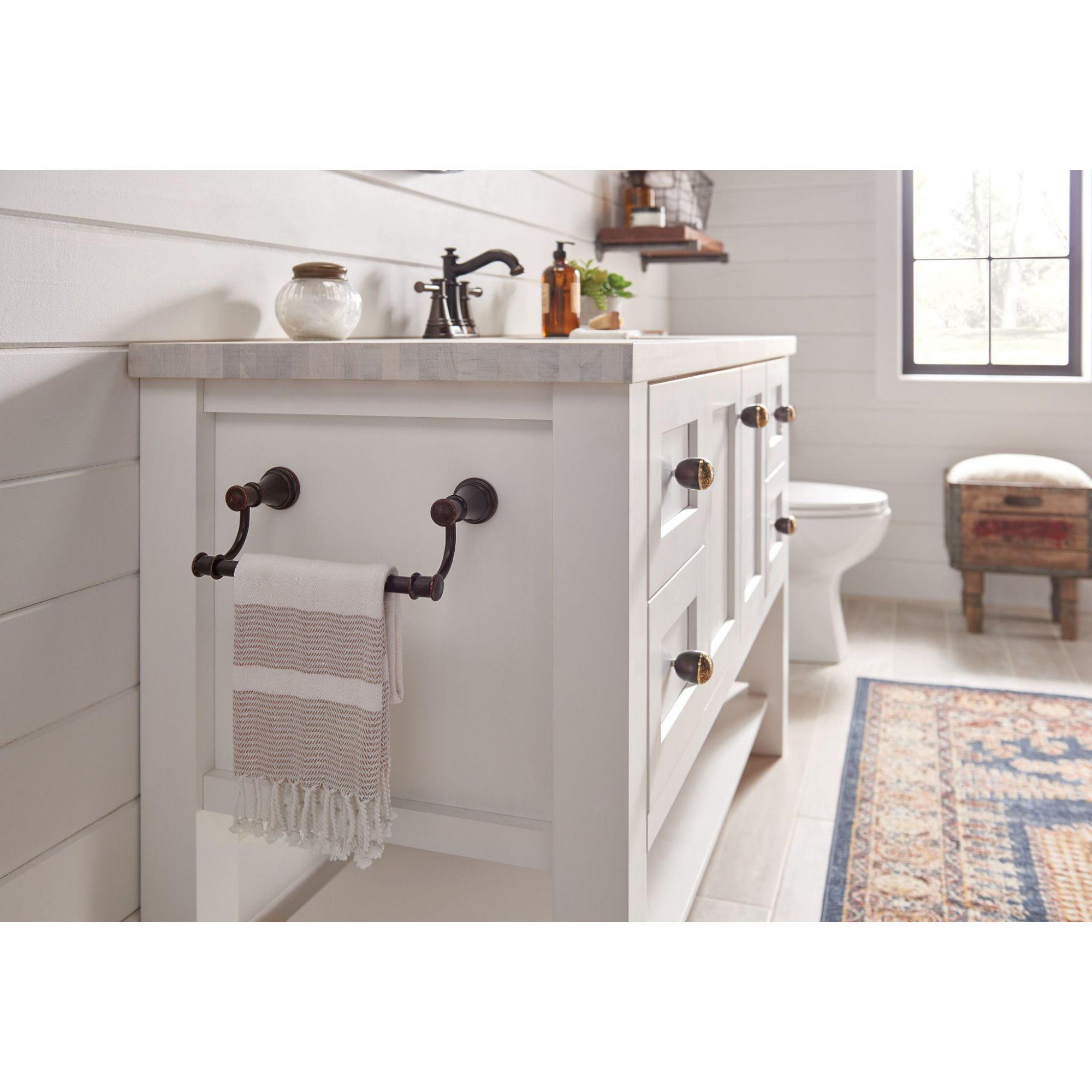 Moen 6401ORB Belfield Two-Handle Centerset Bathroom Faucet in Oil Rubbed Bronze
