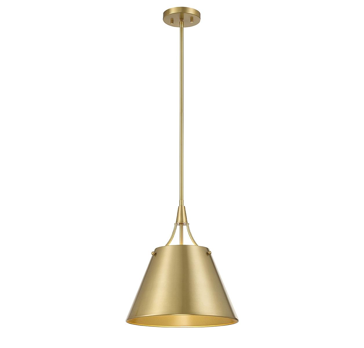 Savoy House Willis 1 - Light Pendant in  Warm Brass