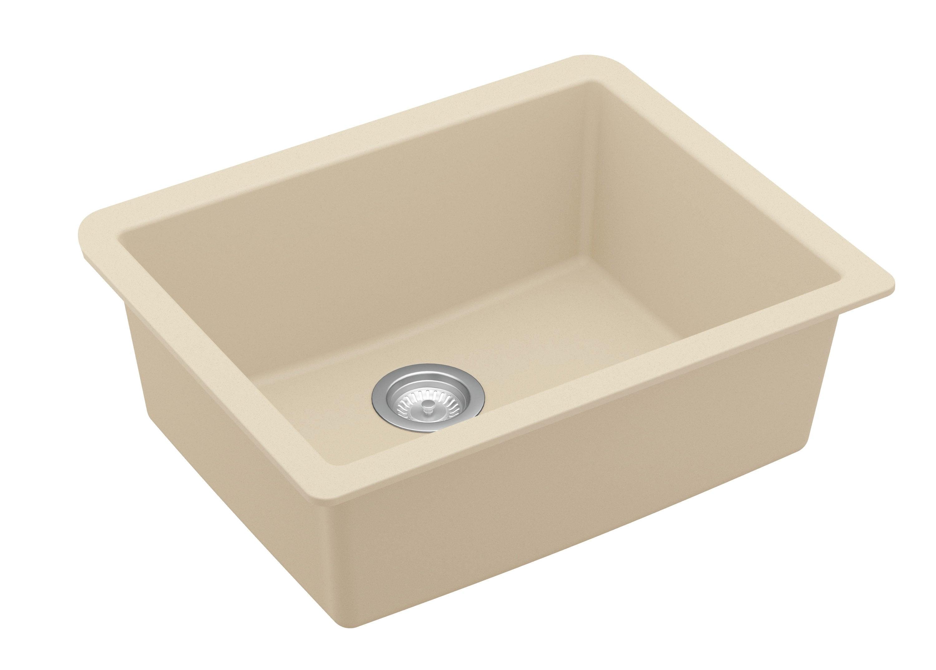 Karran Undermount Quartz Composite 31-3/4'' X 19-1/4'' Single Bowl Kitchen Sink