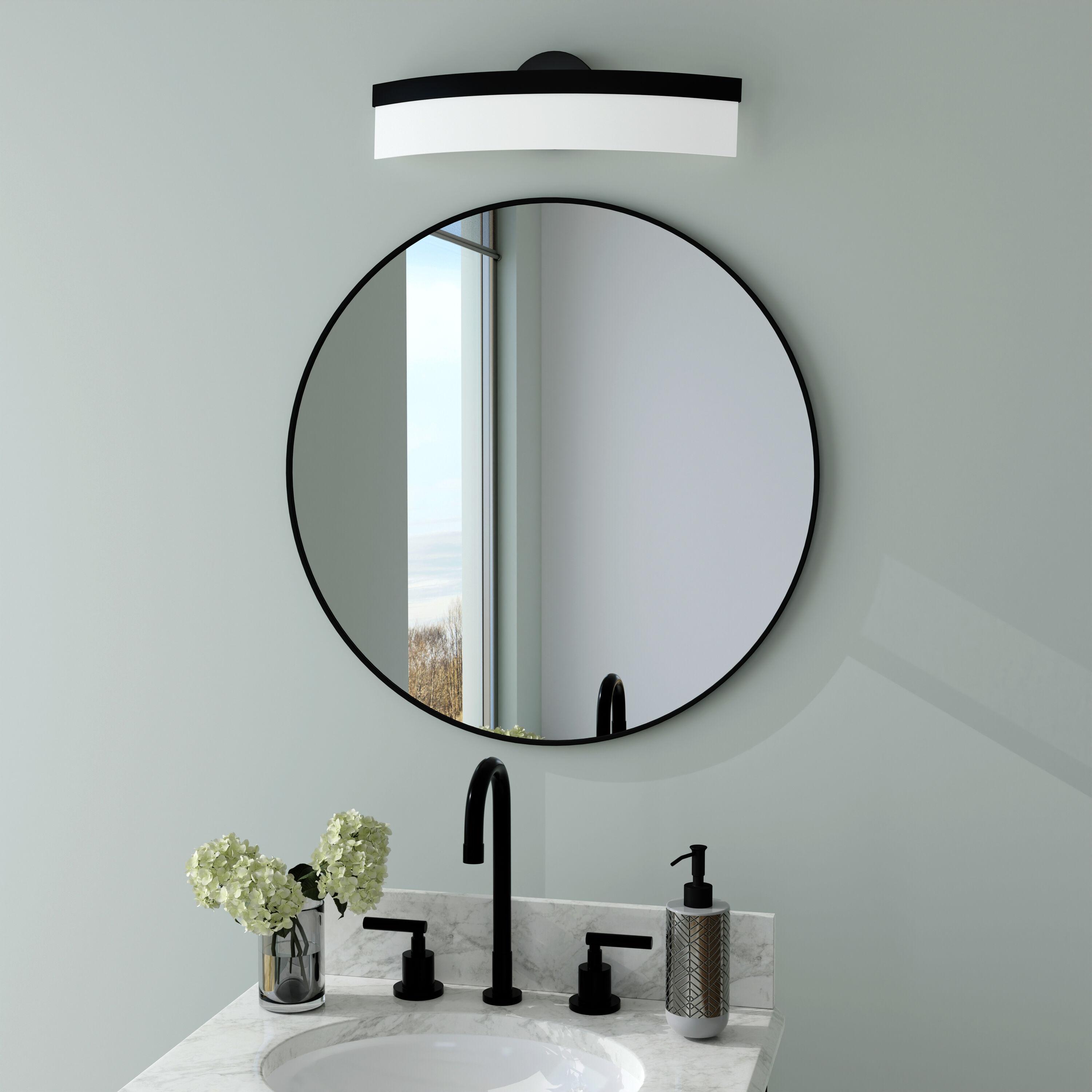 Origin 21 Lynnpark 20-Inches Matte Black Integrated LED Modern/contemporary Vanity light