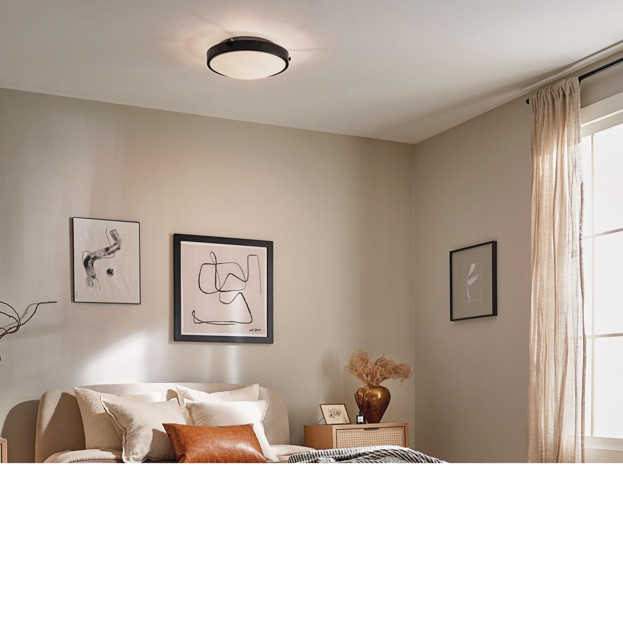 Kichler Lighting Lytham 4 - Light Flush Mount in  Black