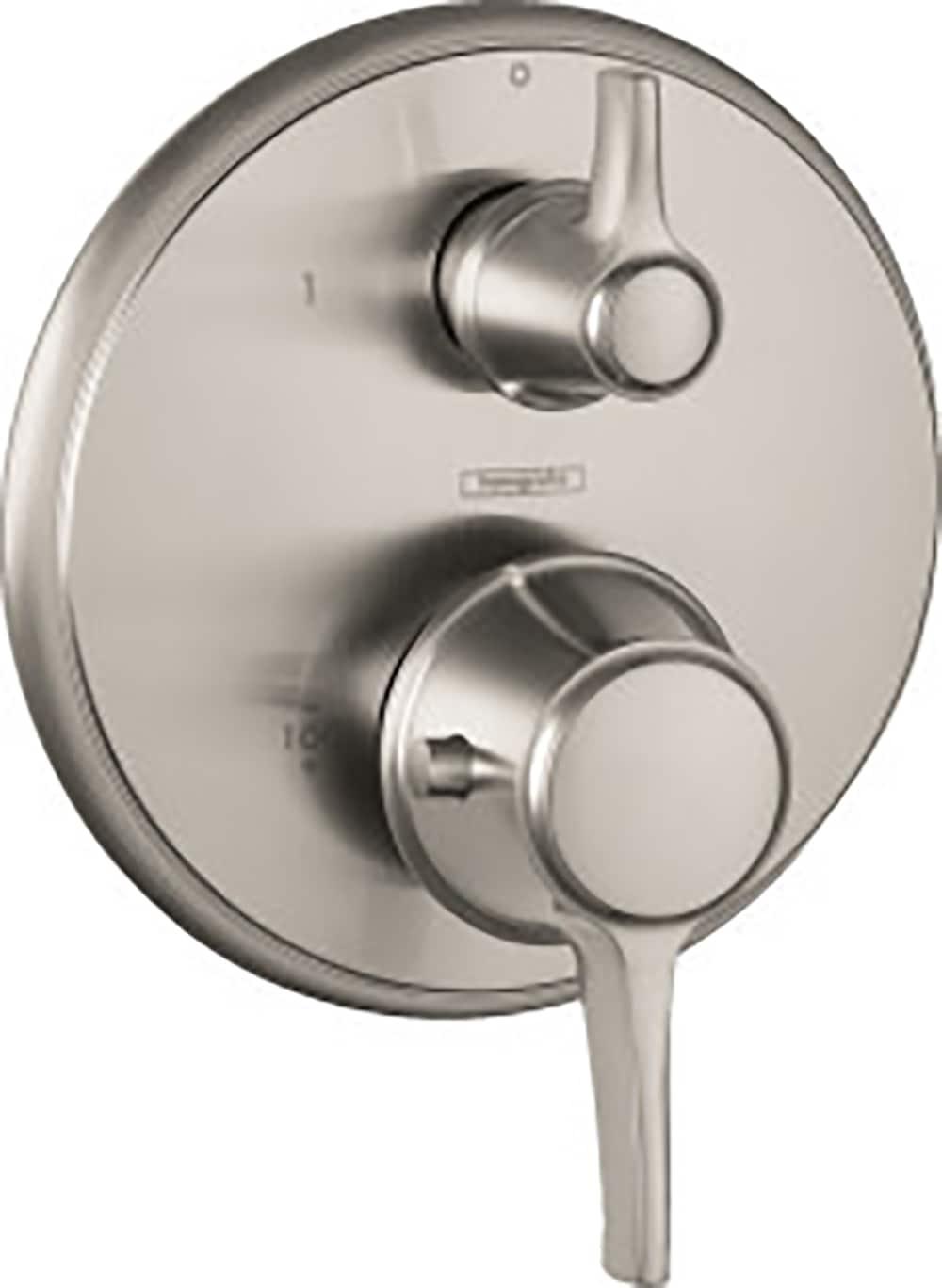 Ecostat C Thermostatic Volume Control and Diverter Faucet Trim with Lever Handle