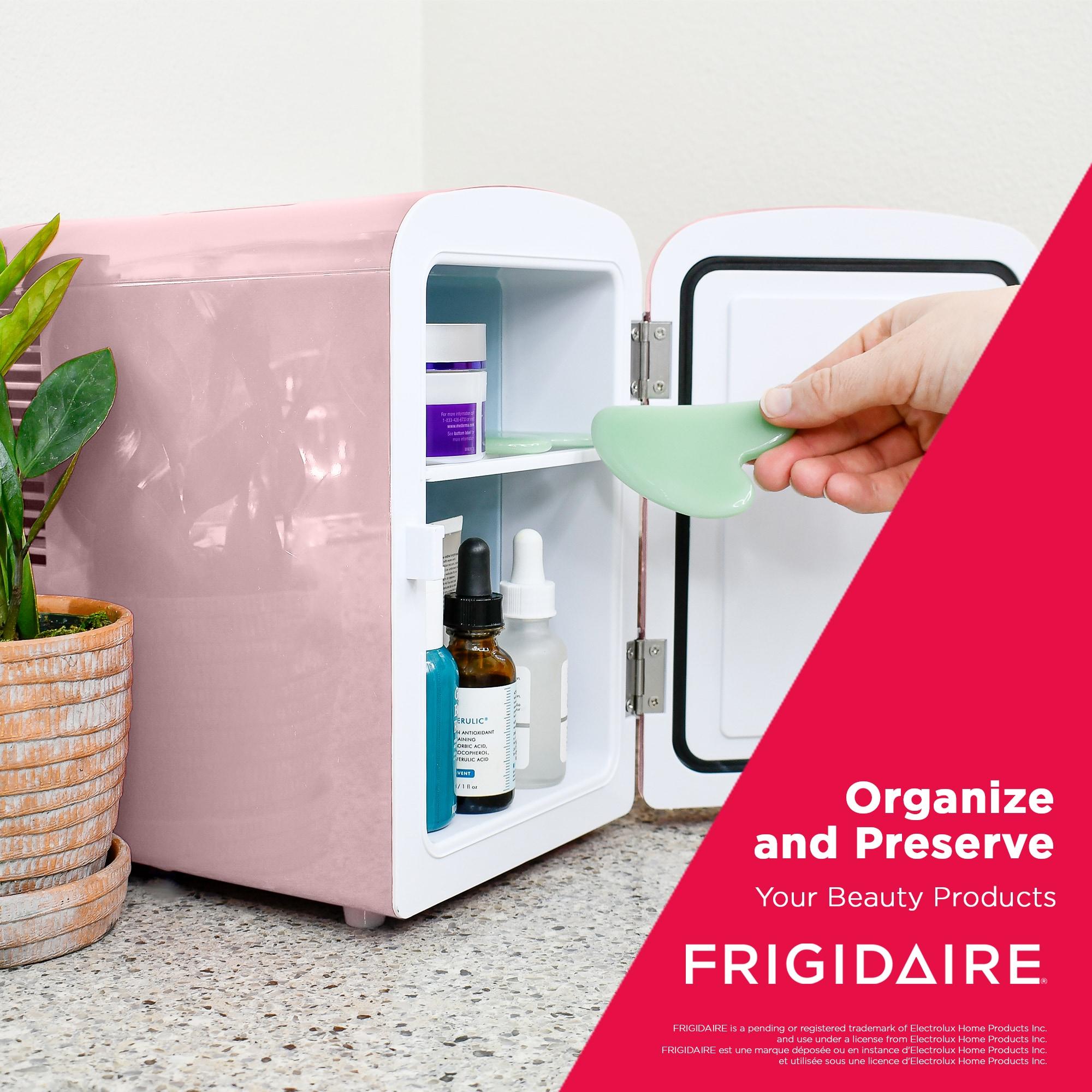 Frigidaire Retro Mini Fridge Cooler, Holds Up to 9 Cans, Portable Fridge for Car, Office, Bedroom, Dorm Room