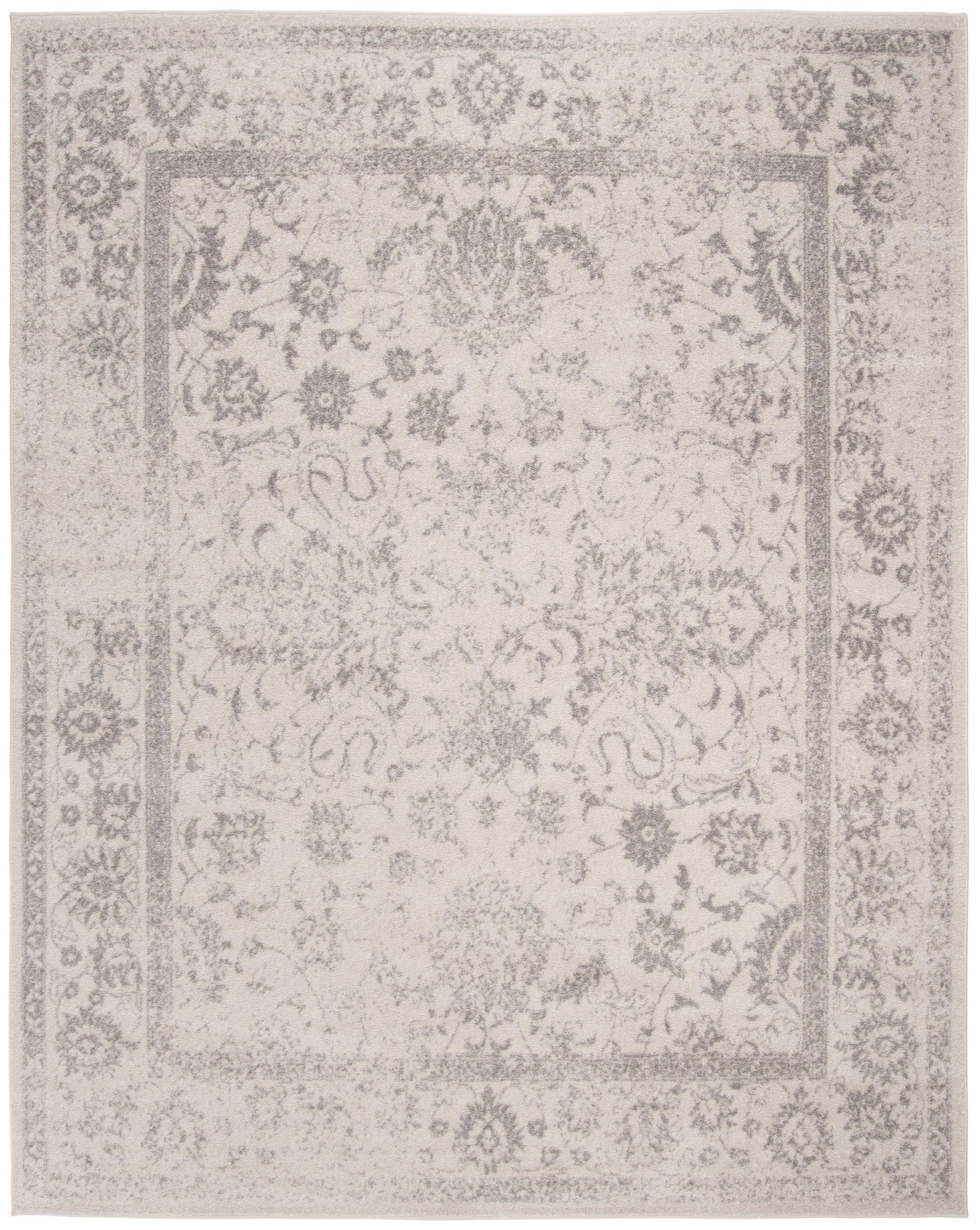 Adirondack ADR109 Machine Made Indoor Area Rug - Ivory/Silver - 8'x10' - Safavieh