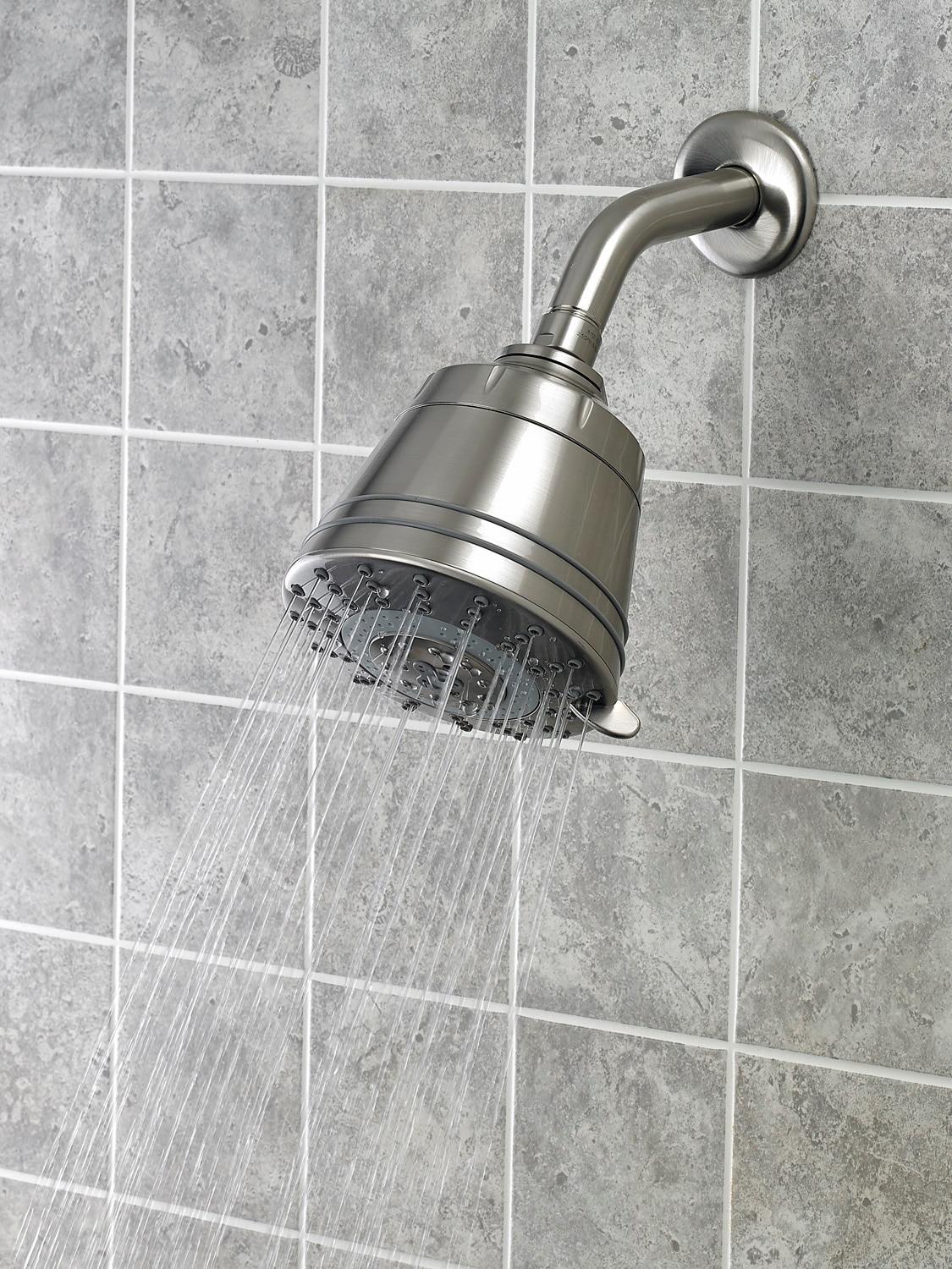 Sprite SHOWERS 7-Spray Filtered Showerhead in Brushed Nickel