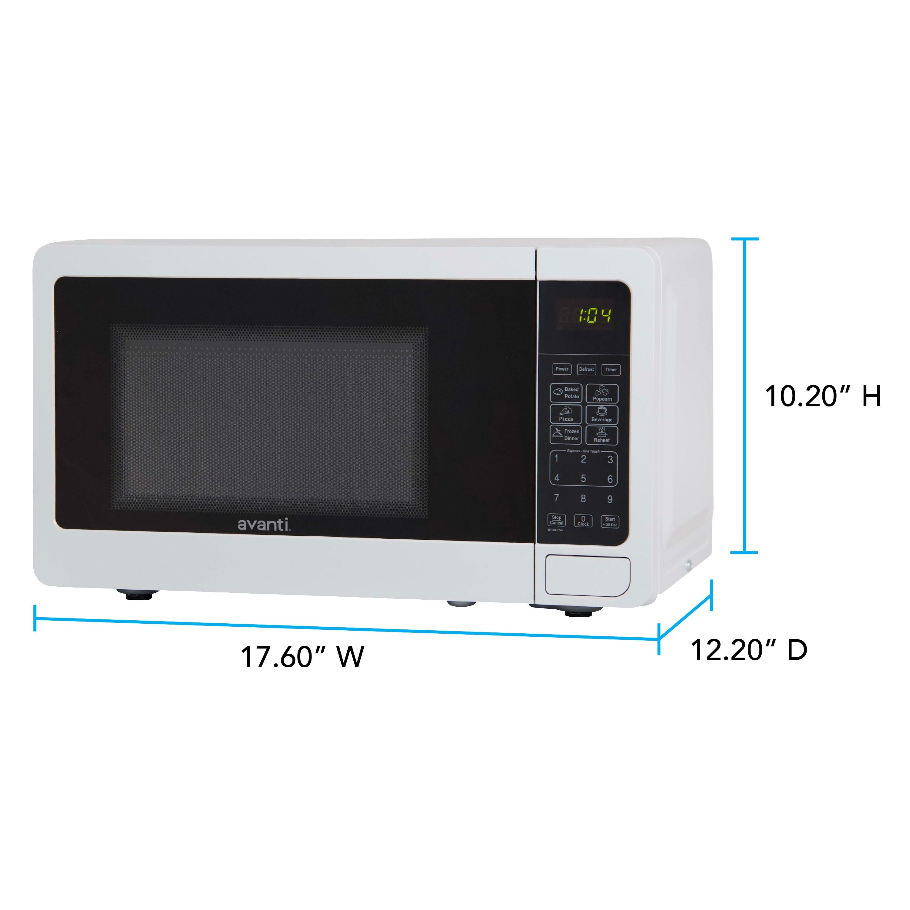 Avanti Products Avanti Countertop Microwave Oven, 0.7 cu. ft. MT7V0W