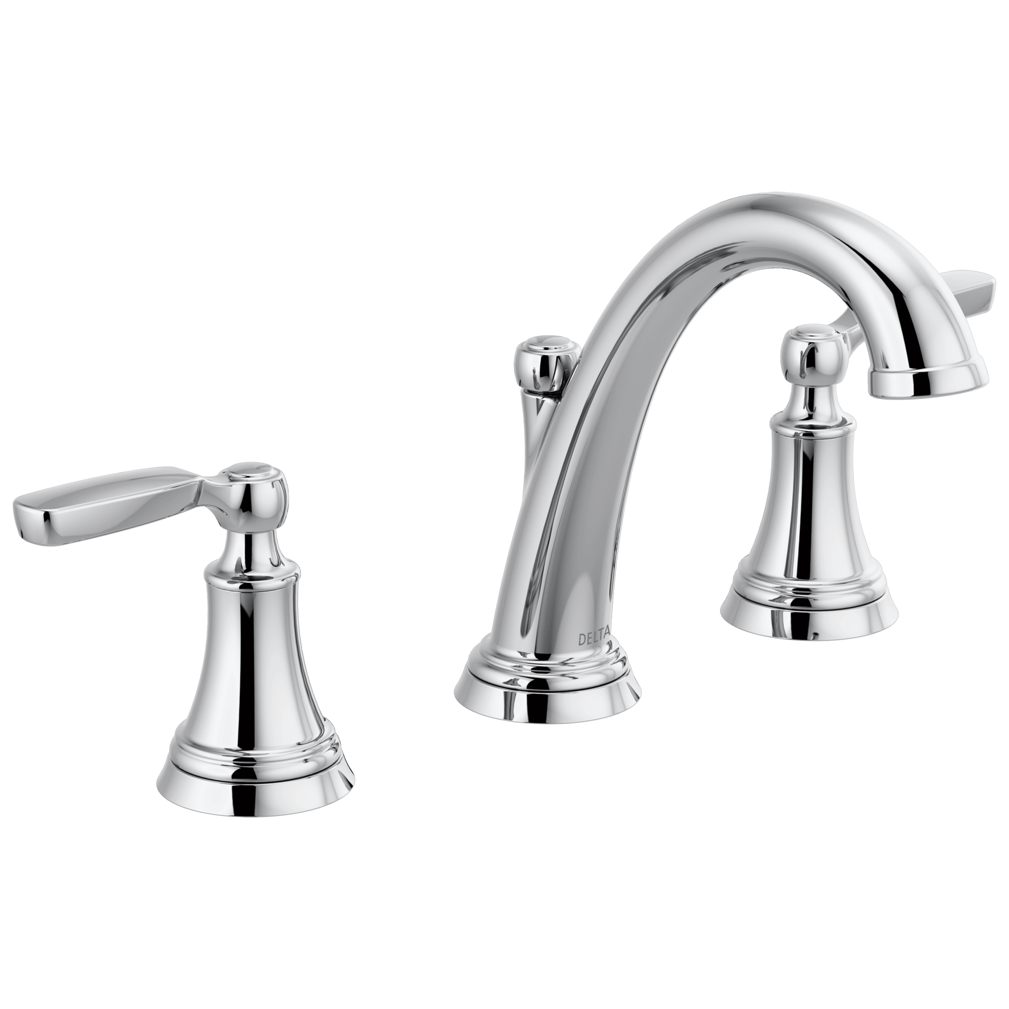 Woodhurst Widespread Bathroom Faucet 3 Hole, 2-handle Bathroom Sink Faucet with Drain Assembly