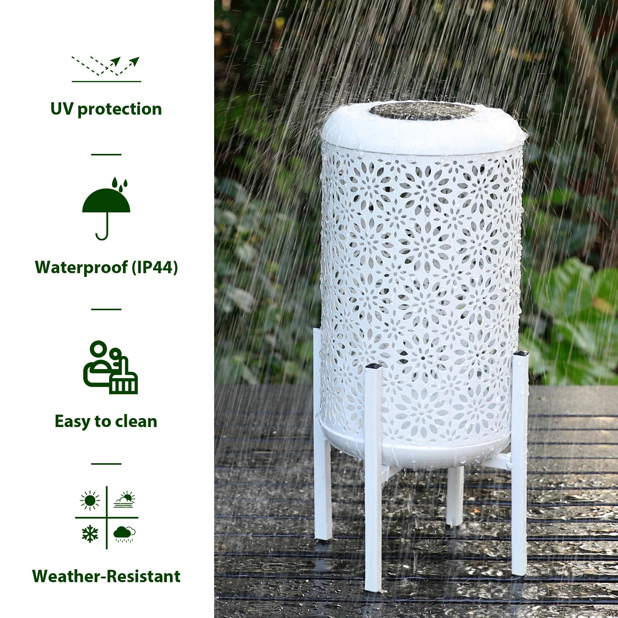 14.25'' Solar Powered LED Outdoor Lantern