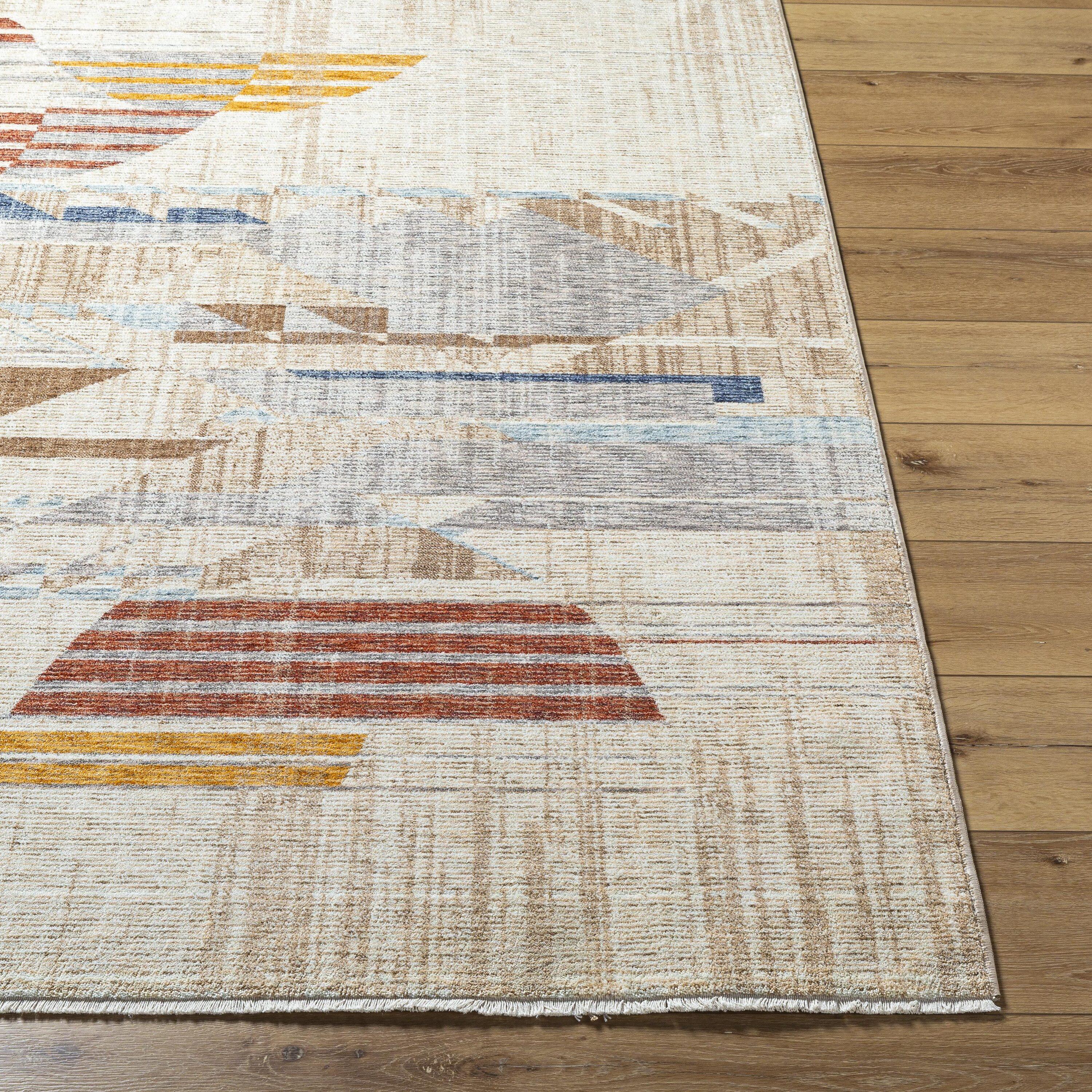 Frank Lloyd Wright Foundation x Livabliss Usonia Abstract Indoor Rug
